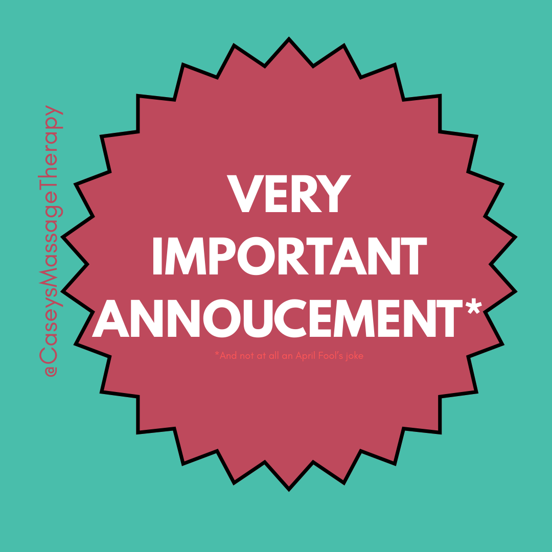 VERY IMPORTANT ANNOUNCEMENT