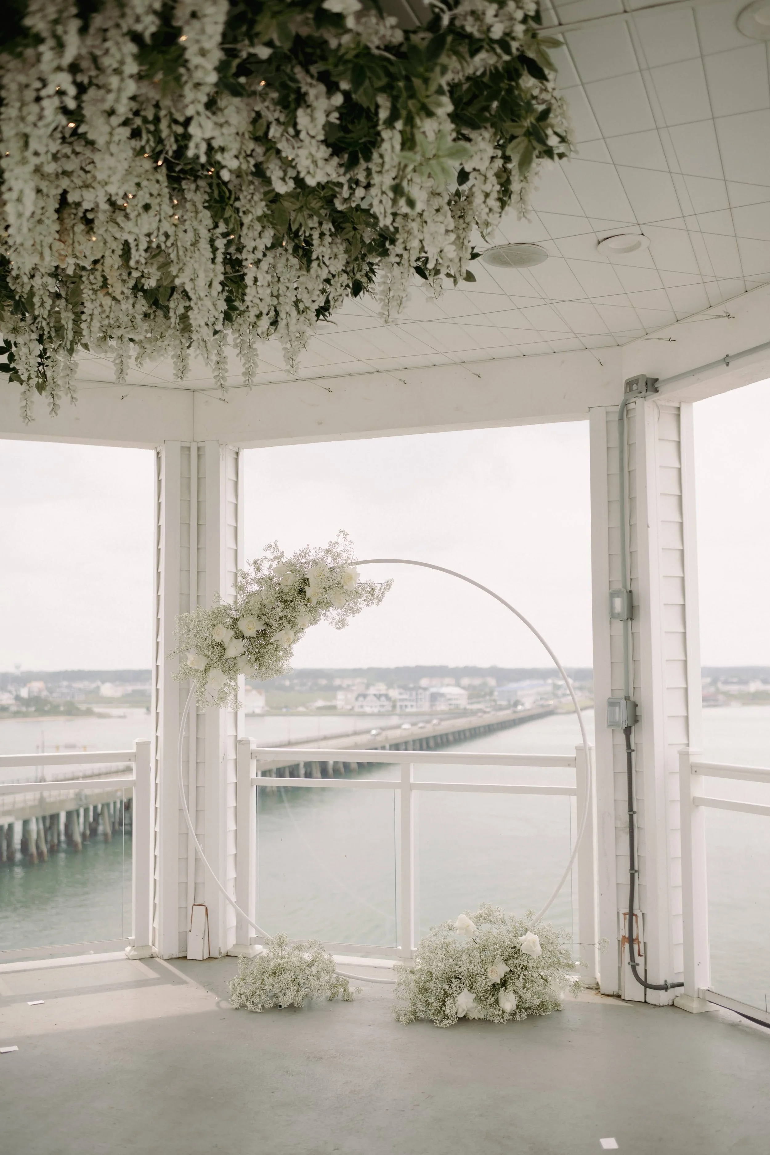 Baby's Breath Wedding Arch Barefoot-Floral-Maryland-Florist