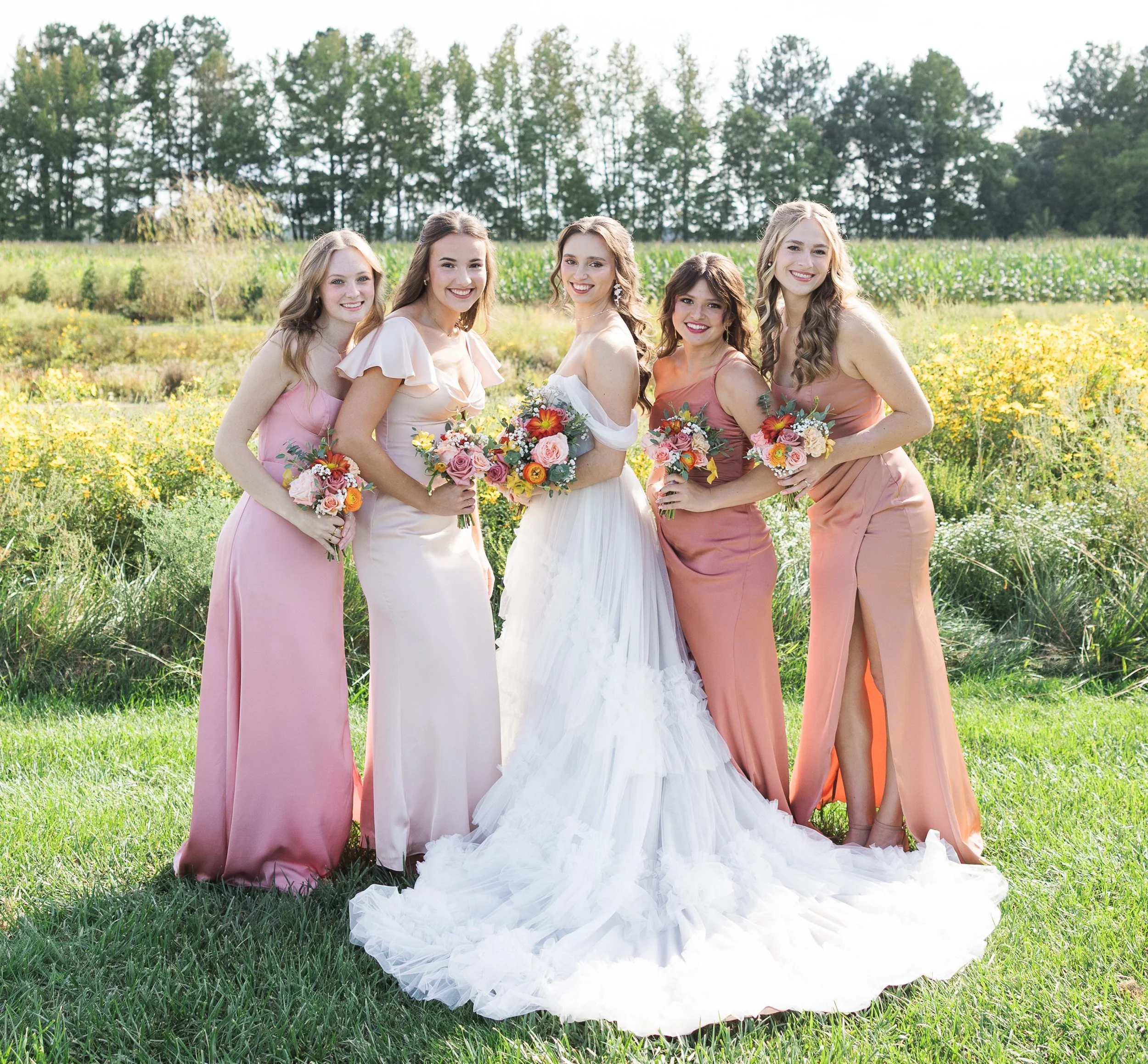 Barefoot Florals Maryland Florist Fall Bridal Bouquets