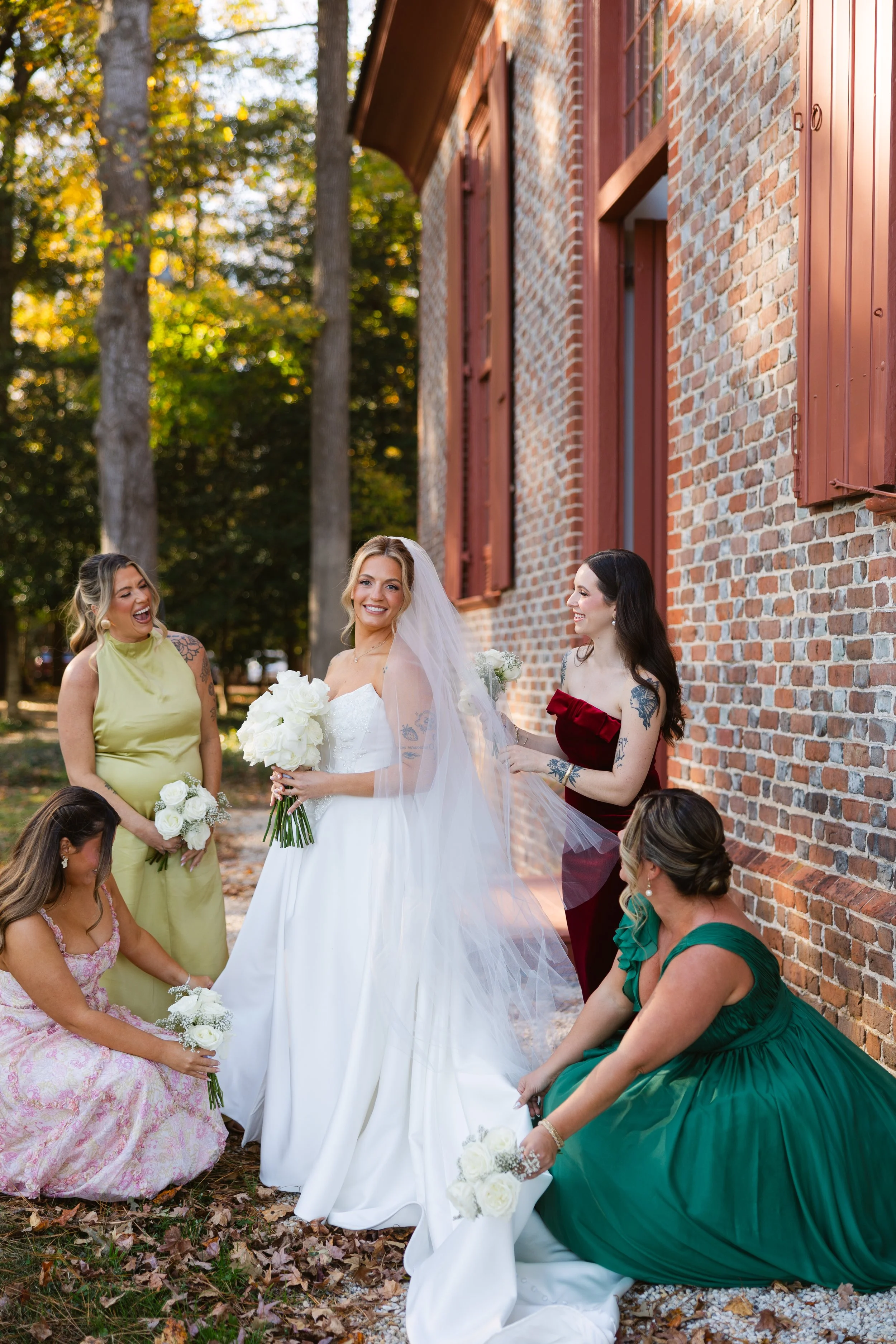 Luxe White Roses Barefoot Florals