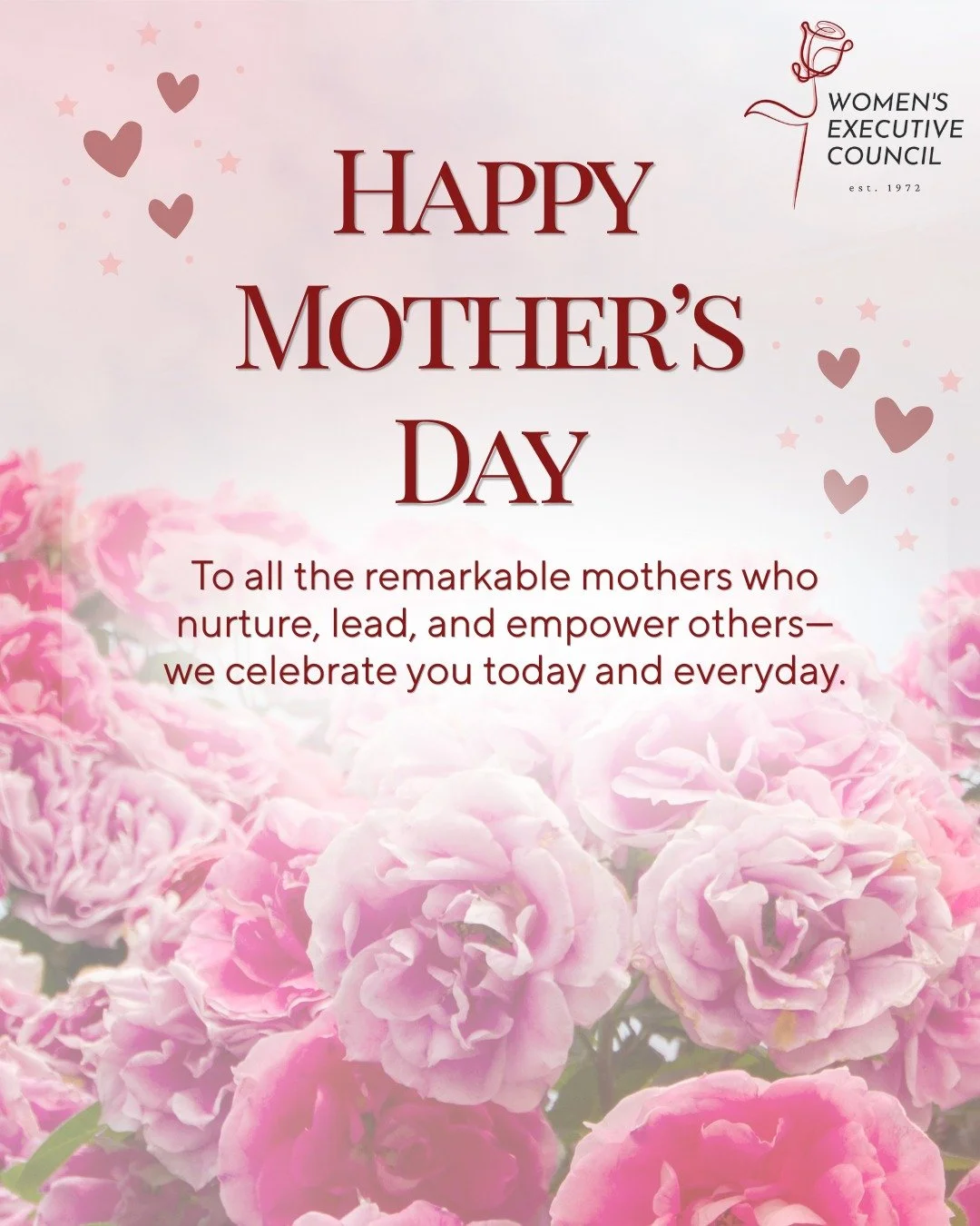 Happy Mother&rsquo;s Day to the mothers, mother figures, mentors, and nurturers in our WEC community.

Today, we celebrate the women who lead with love, pour into others, and somehow make space for both ambition and care.

Whether you&rsquo;re raisin