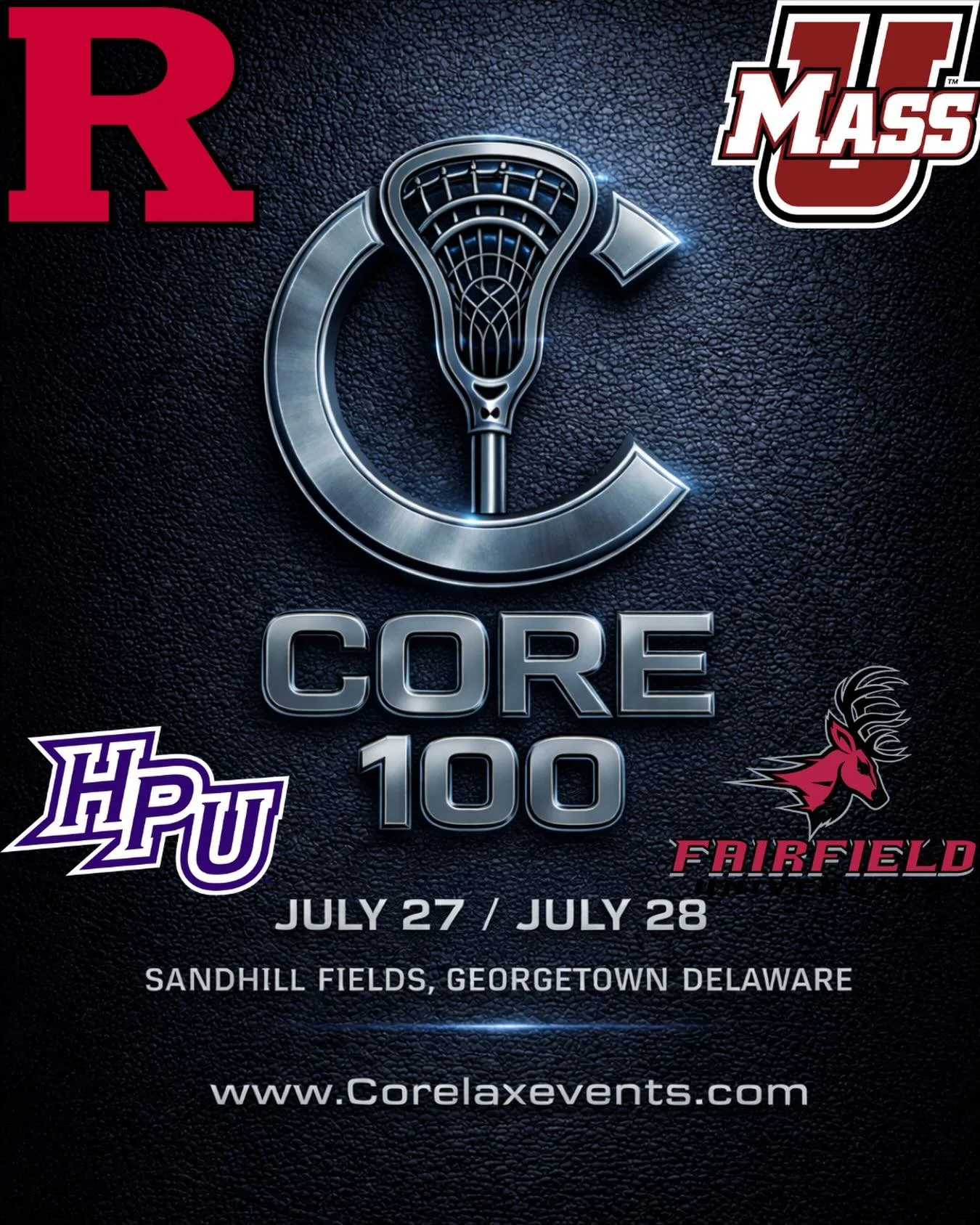 🔵 Core 100 🔵
‼️Coaches Release PT. 2‼️
The CoreLax Team is happy to announce the next wave of elite coaches who will be in attendance to coach and recruit at the Core 100 Showcase! 

Wave 2:
Rutgers University - Big Ten 
University of Massachusetts