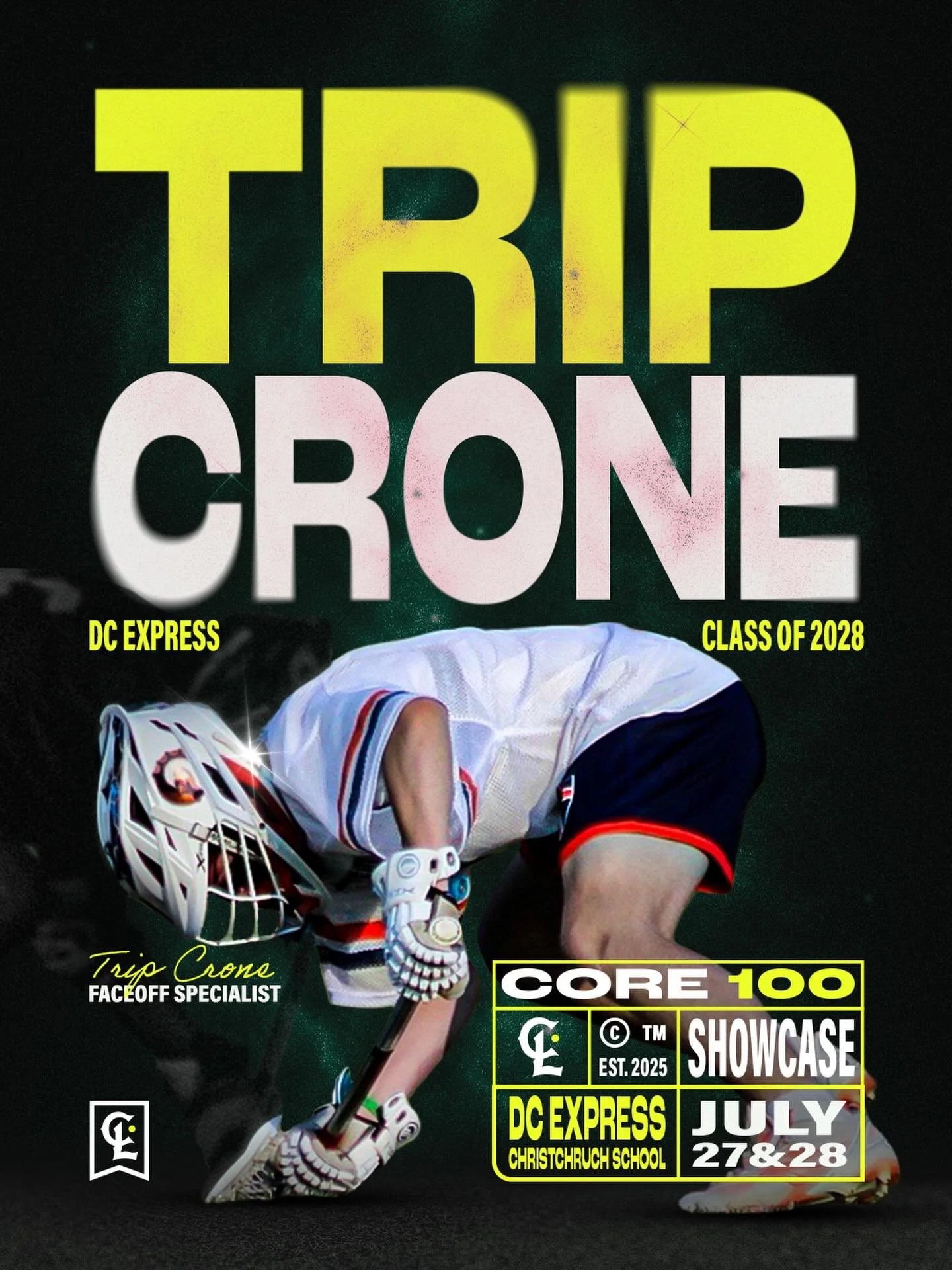 🚨2026 CORE 100 SPOTLIGHT🚨
⬇️ to the DMV we go for a FOGO coming out of a program that consistently has produced talent @dcexpresslacrosse 

@tripcrone 
Trip Crone
Position: Faceoff
Class: 2028
Club: DC Express @dcexpresslacrosse 
HS: Christchurch S