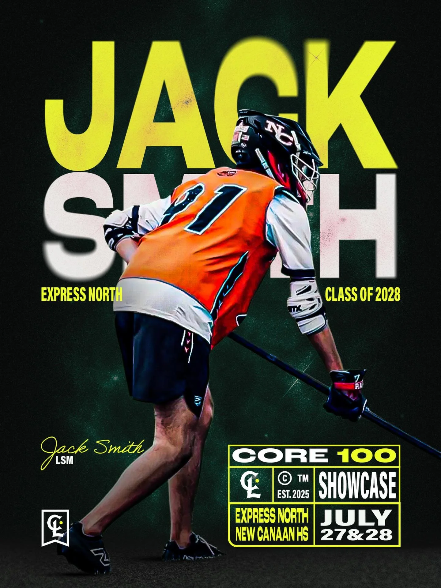 🚨2026 CORE 100 SPOTLIGHT🚨
Headed up to Connecticut for a LSM representing a club that loves to produce players that make a bang!@express_north_lacrosse part of the incredible @expresslacrosse family. 

@_jacksmith910 
Jack Smith 
Position: LSM
Clas