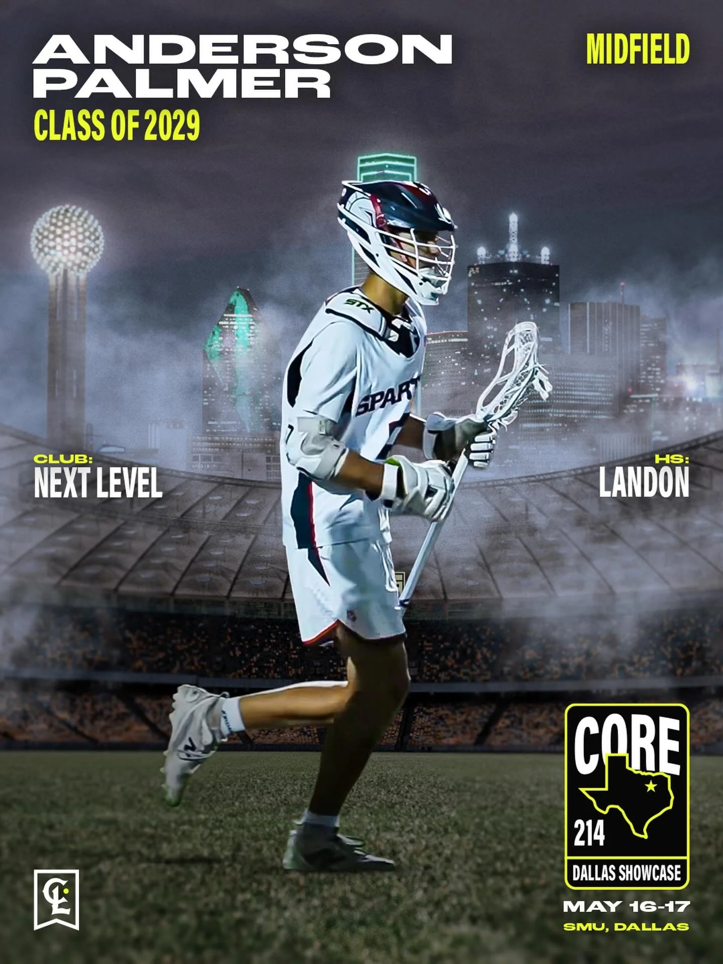 🚨Core 214 PLAYER SPOTLIGHT🚨
Starting the Core 214 the right way with an absolute stud, representing a club that is always doing it the right way for their players/familes and turning out top tier talent constantly @nextlevellax 

Anderson Palmer @a