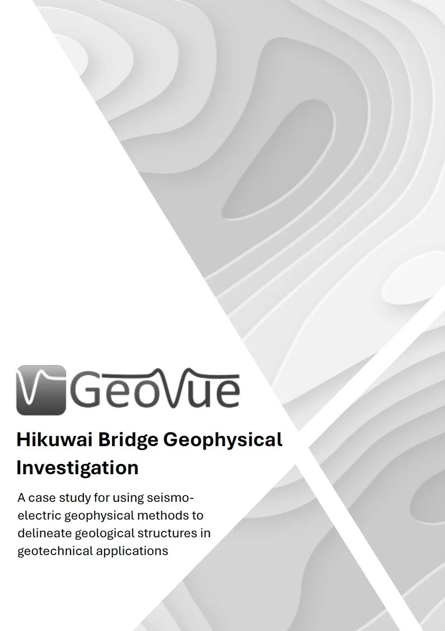 Paper - Hikuwai Bridge Geophysical
Investigation A case study for using seismo-electric geophysical methods to delineate geological structures in geotechnical applications