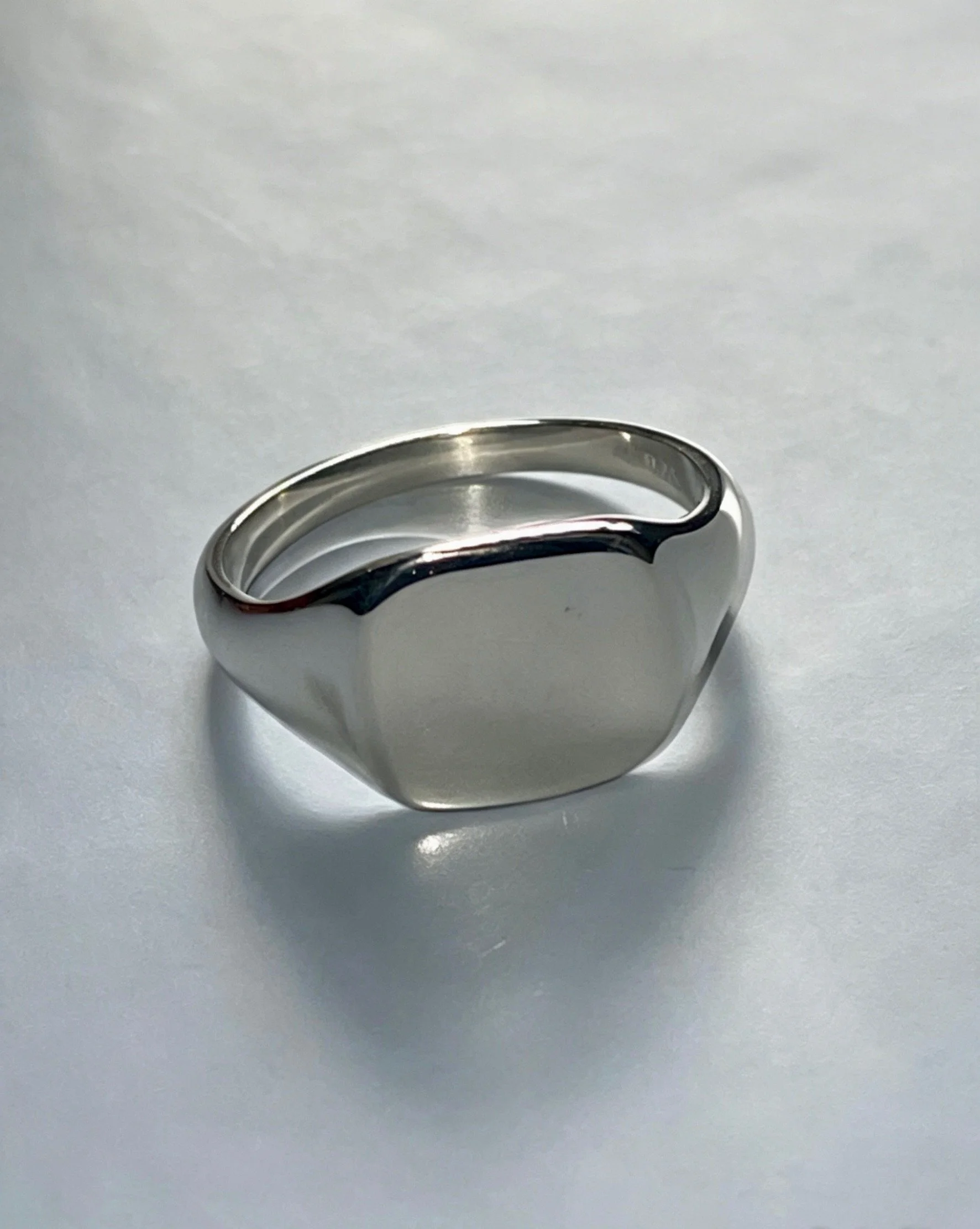 Sterling Silver Men’s Signet Ring — Solid Hallmarked 925 Silver