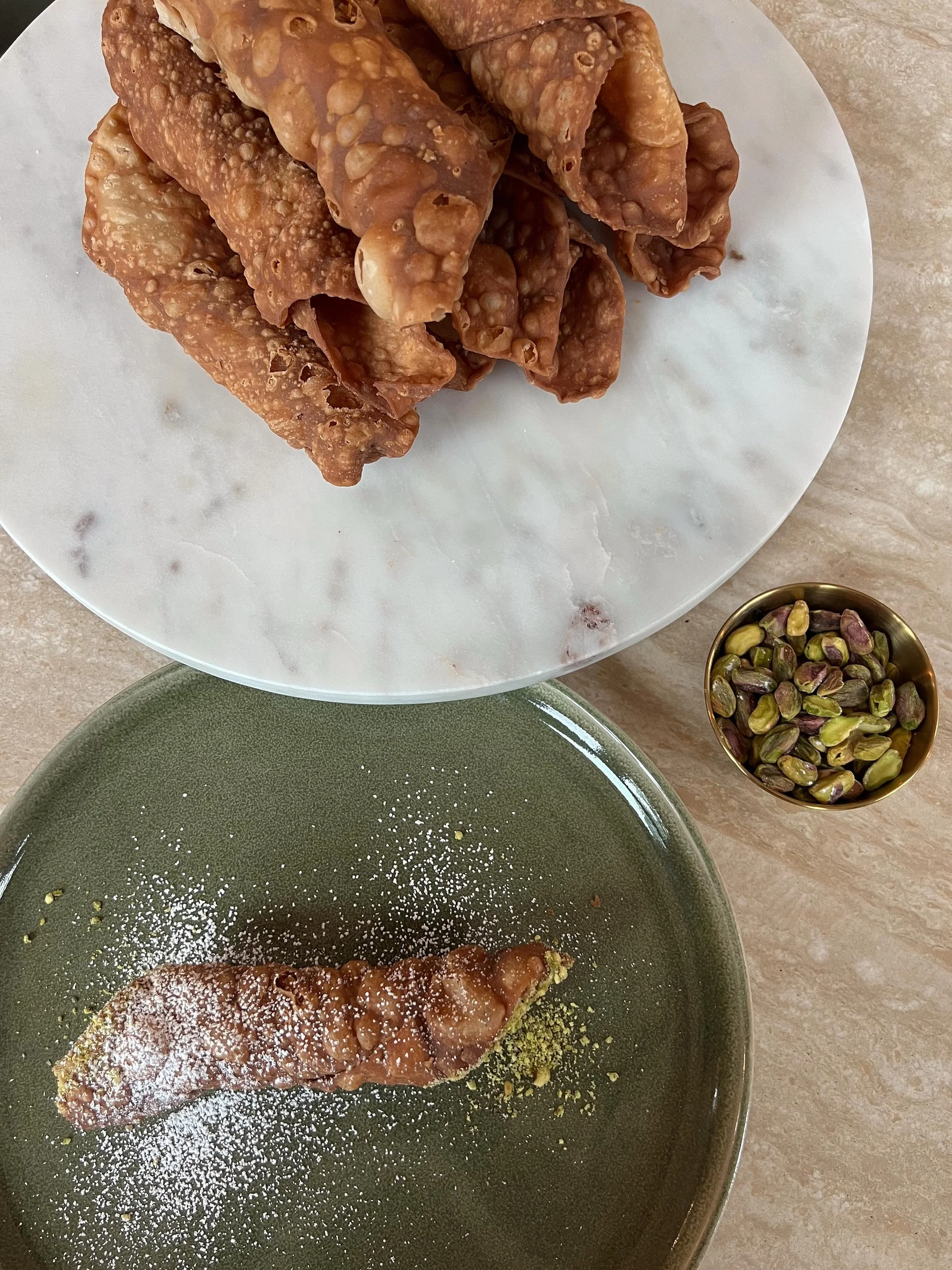 Pistachio fans, this one&rsquo;s for you.

Legend says the Queen of Sheba declared pistachio an exclusively royal food and that the Hanging Gardens of Babylon contained pistachio trees. It made its way to Greece via Alexander the Great and in the fir