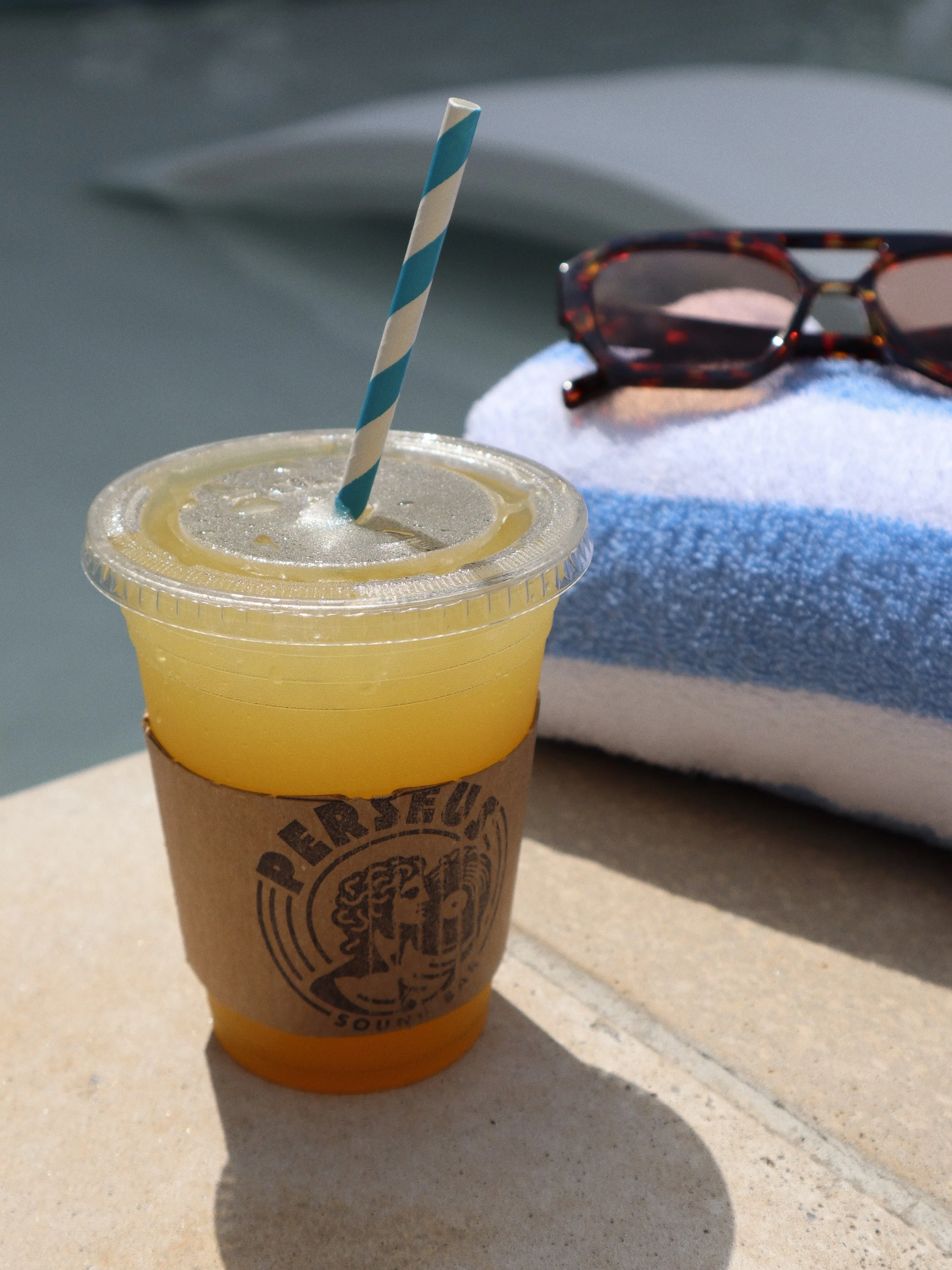 now spinning : summer drinks

- Lemonade Stand - osmanthus &amp; mango lemonade
- My Cherry Amor - tart cherry and vanilla latte (also available as an americola)
- Poolside Disco - cherry lime cola, espresso
- Beach Baby - osmanthus and mango soda, e