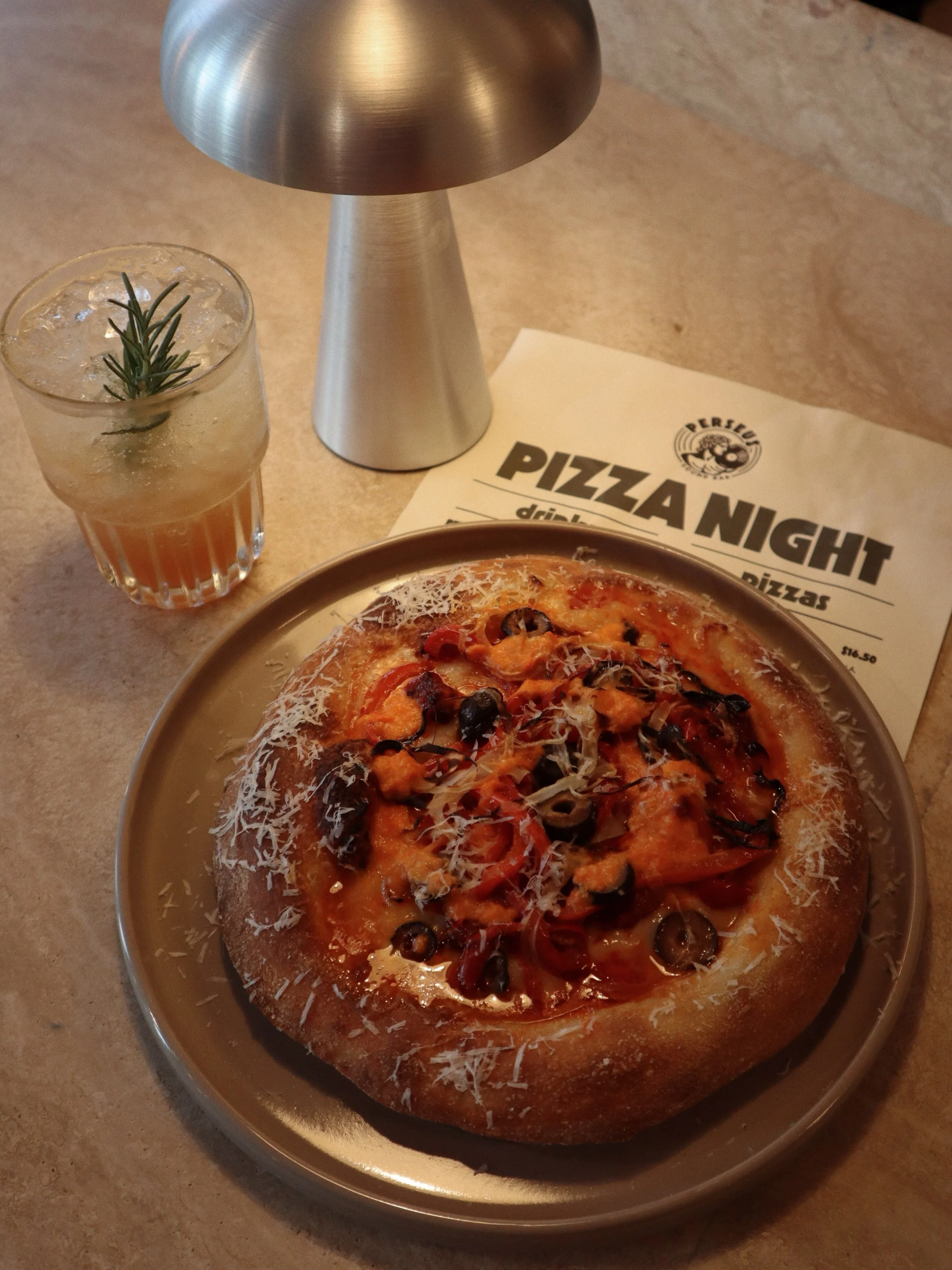 Evening soft open again tonight for Pizza Night starting at 5:30

Mocktails. Pizza. Dessert specials. Vinyl.