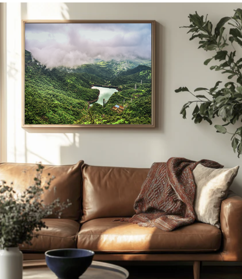 Lake in the valley