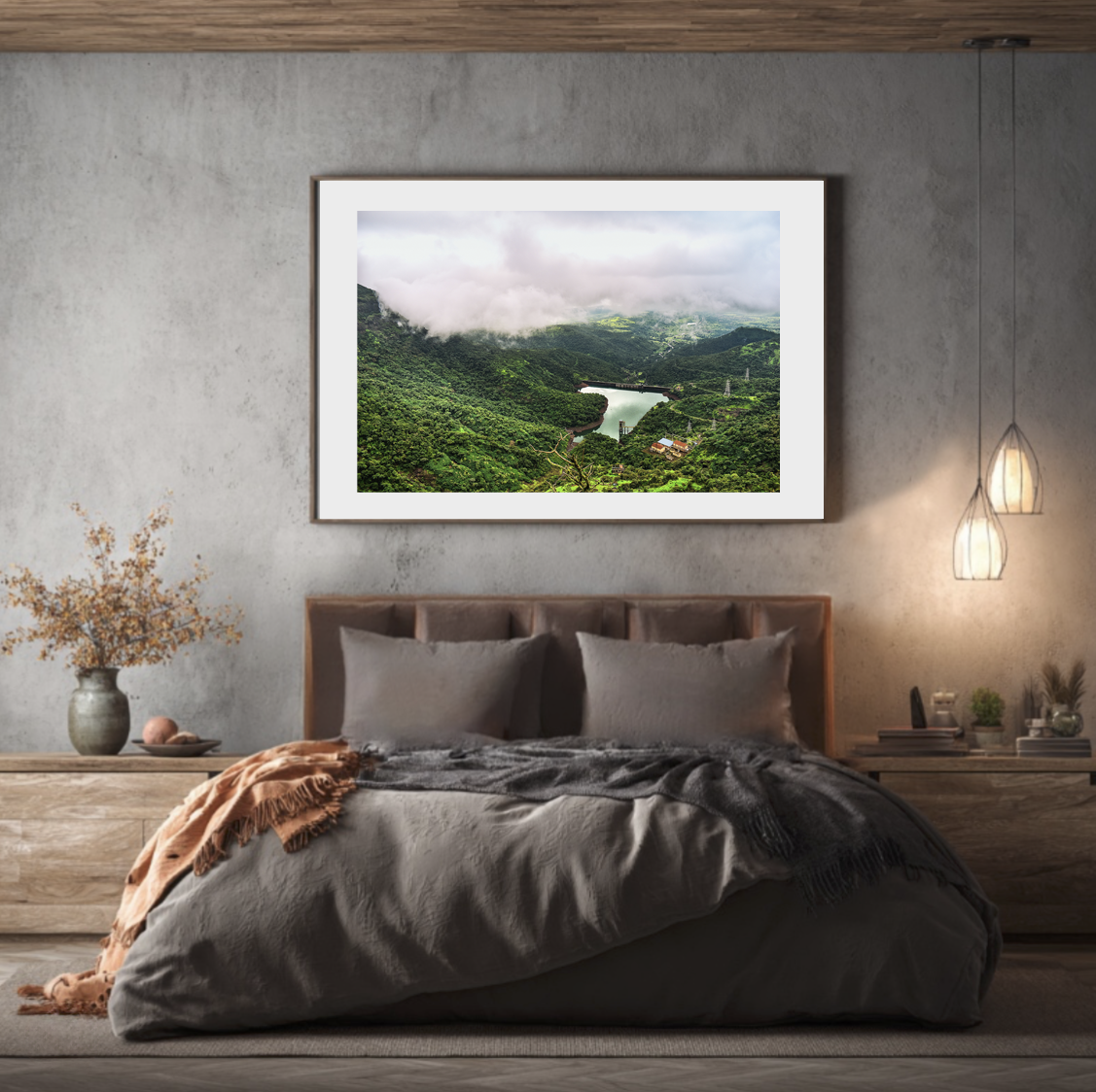 Lake in the valley