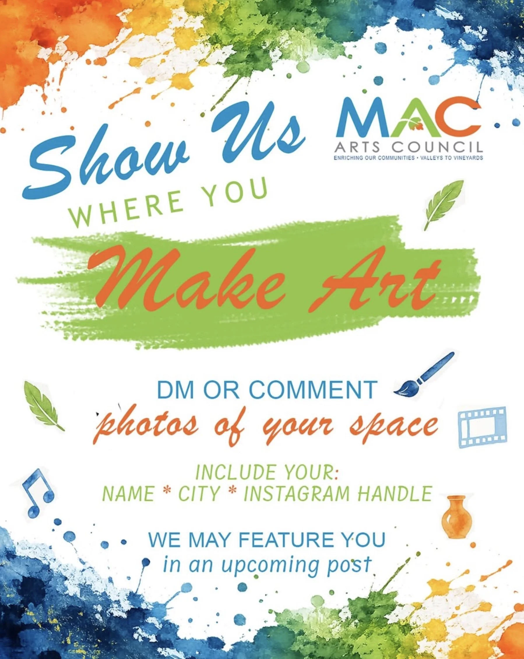 Show Us Where You Make Art