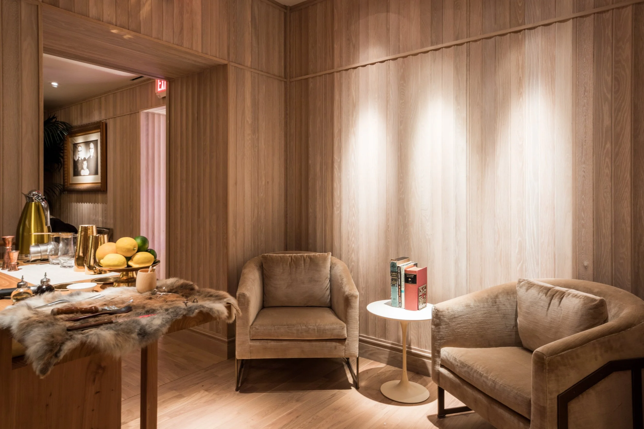 Eight Tables restaurant above China Live Market in San Francisco, California.