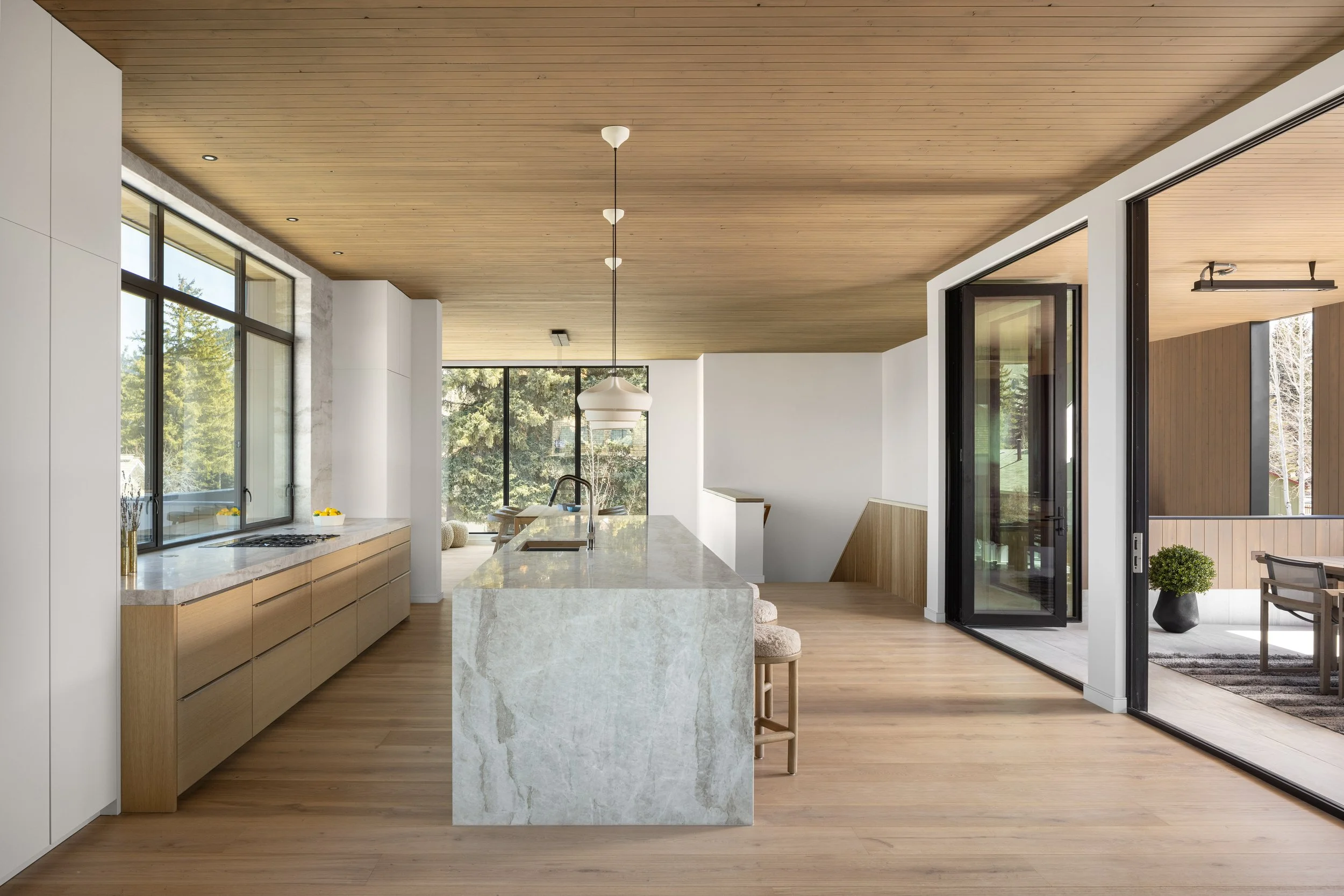   Split Timber House  
A sculpted volume tuned to light, views, and openness 
 Residential 
