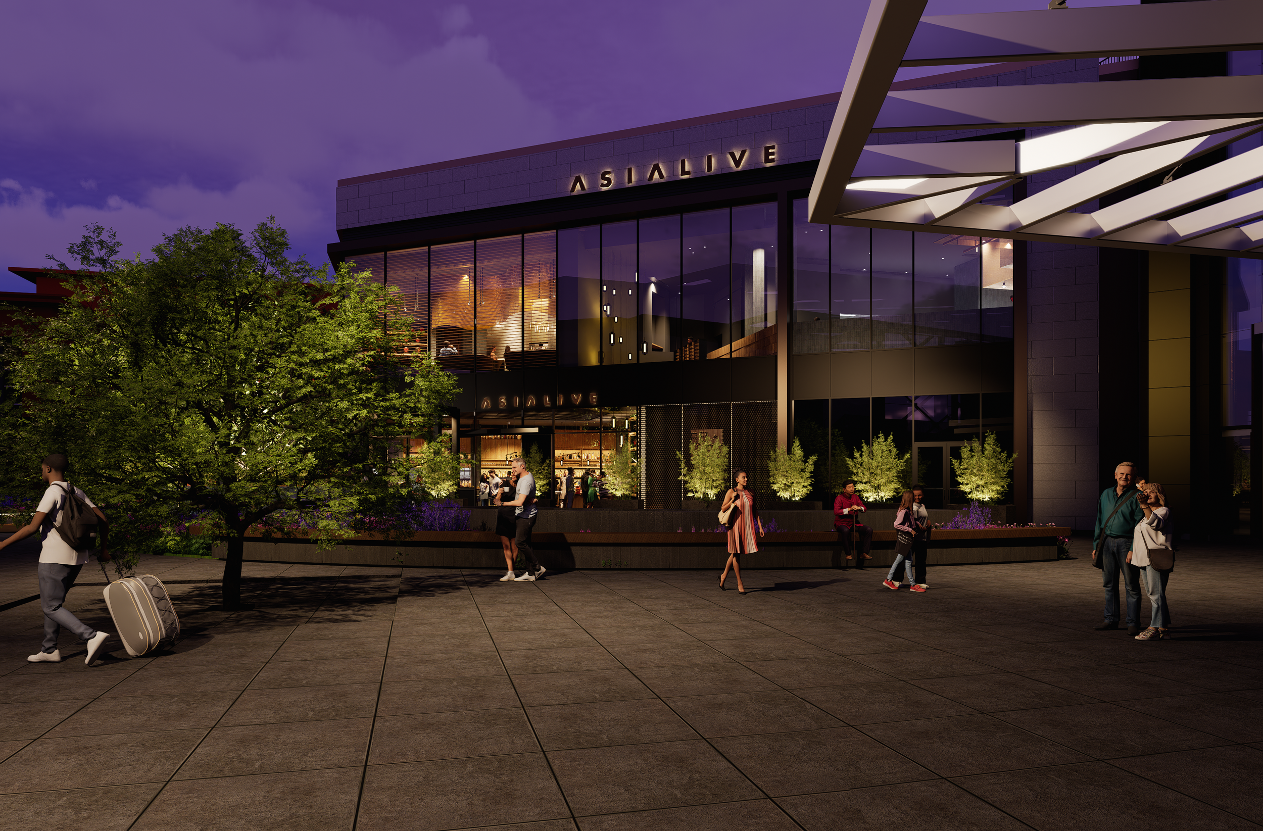 Asia Live exterior at the Westfield Valley Fair Mall in Santa Clara, CA