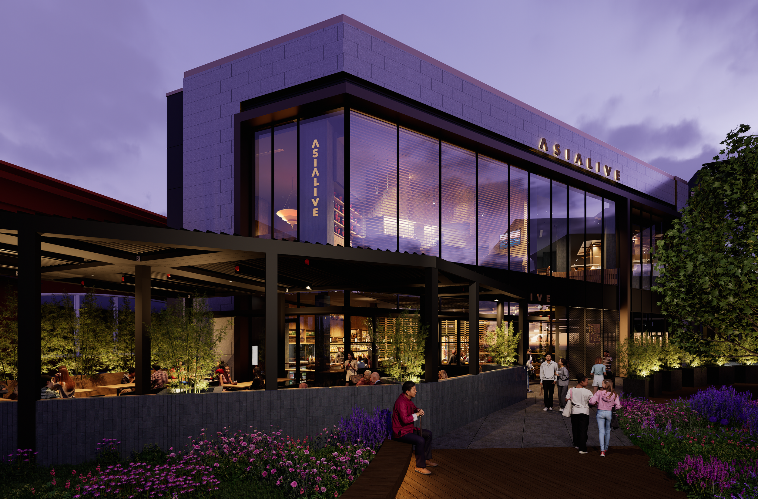 Asia Live exterior at the Westfield Valley Fair Mall in Santa Clara, CA