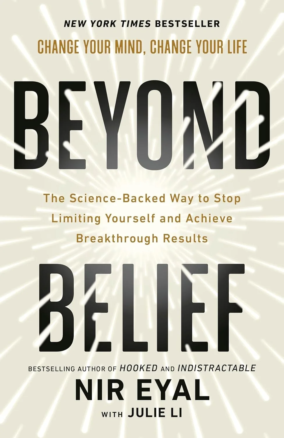 Book cover of Beyond Belief by Nir Eyal.