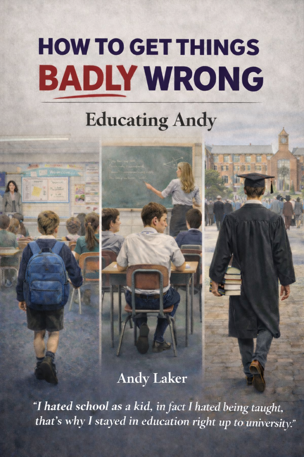 Cover of How to Get Things Badly Wrong: Educating Andy by Andy Laker