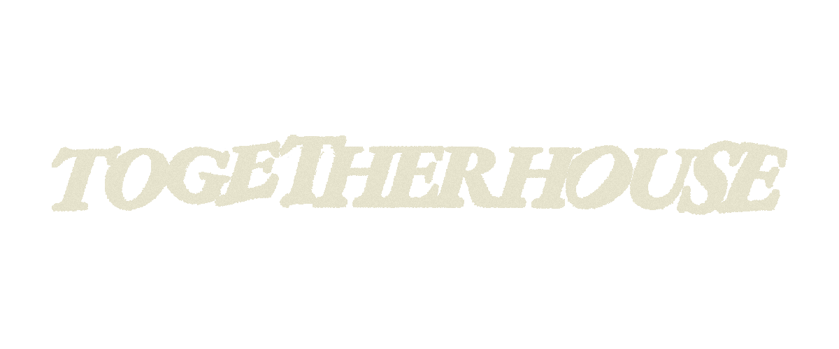 Text reading 'Togetherhouse' in a stylized font with a slight wave effect.
