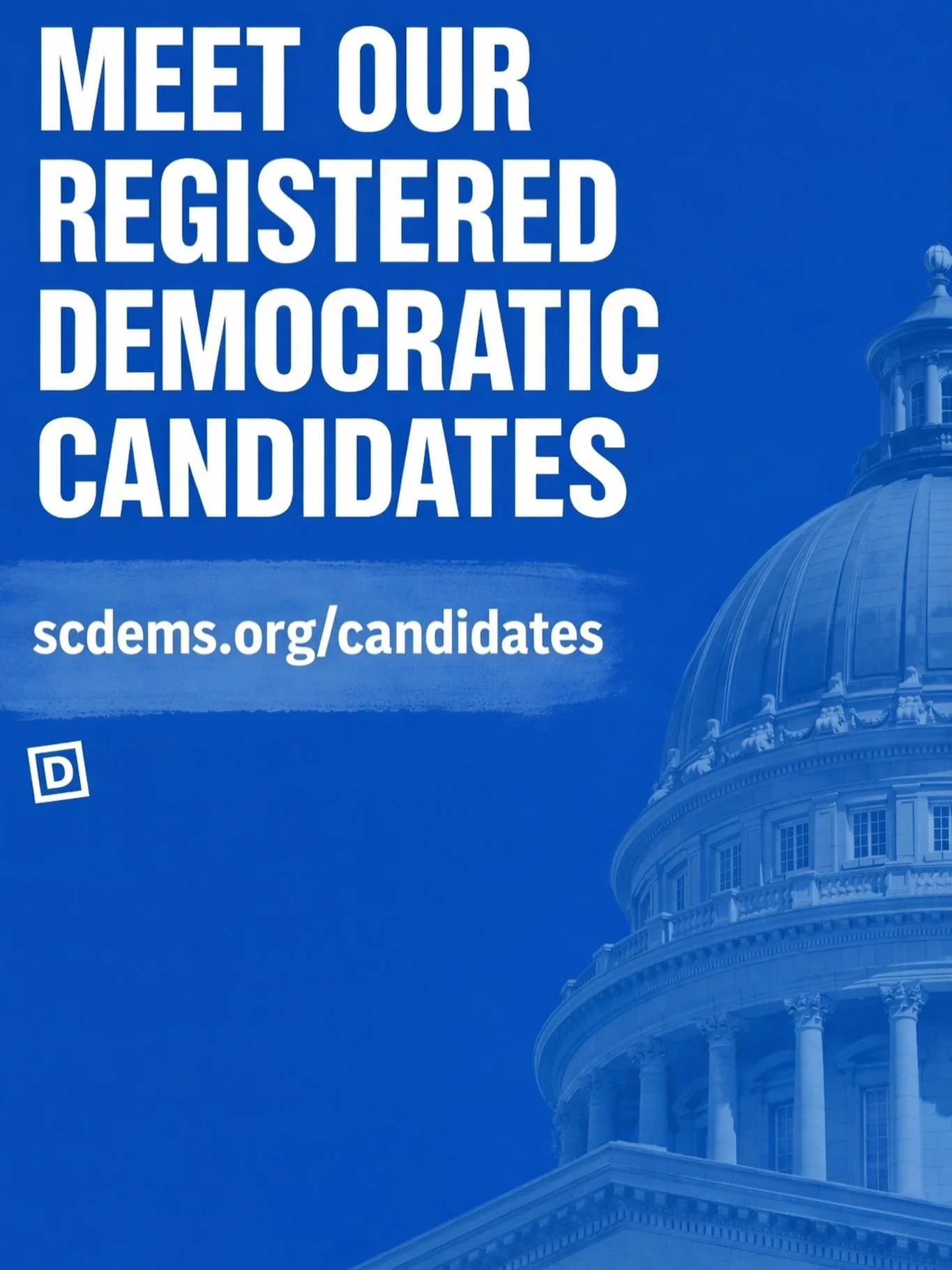 Check out the impressive group of registered Democratic candidates who want to represent you. The delegates you choose at caucus tonight may have an impact on which of these candidates will appear on your ballot in November.  Scdems.org/candidates