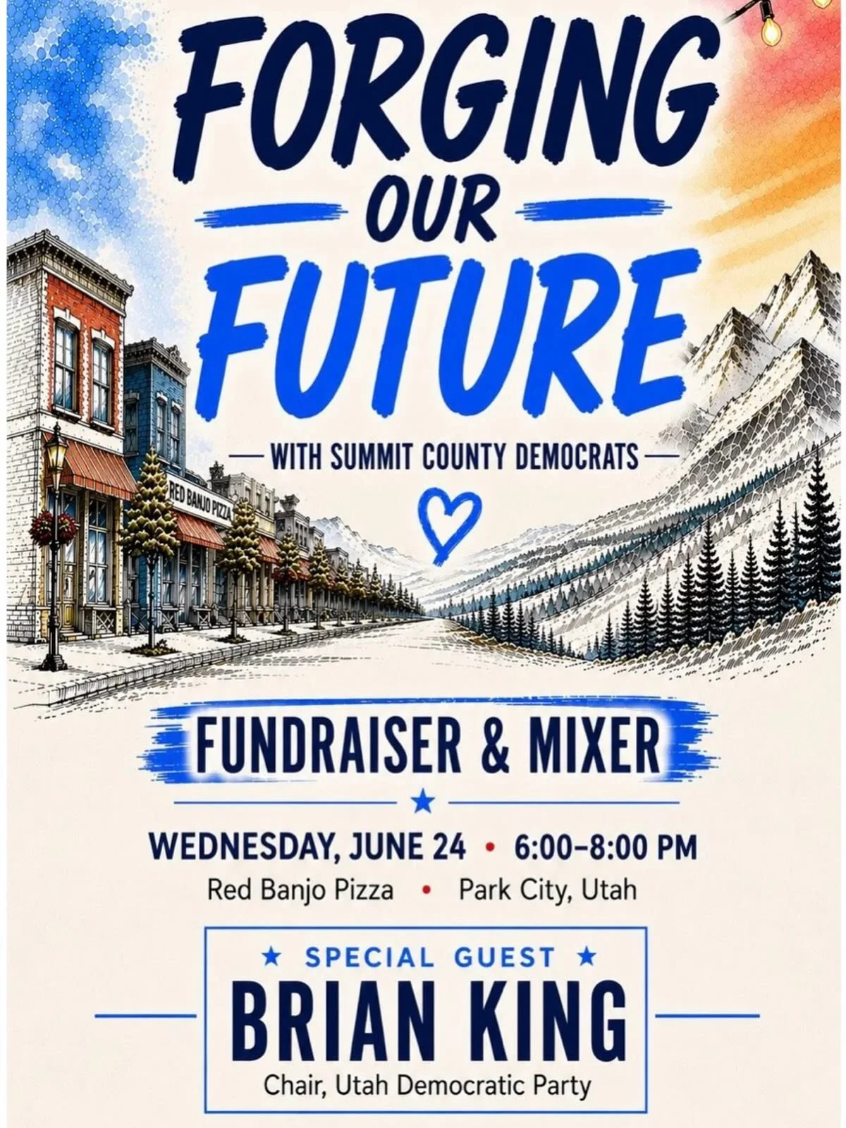Join us for a fun, engaging evening as we launch our campaign effort for 2026 and beyond and introduce a new generation of Summit County Democratic leadership. https://bit.ly/4oHehkZ