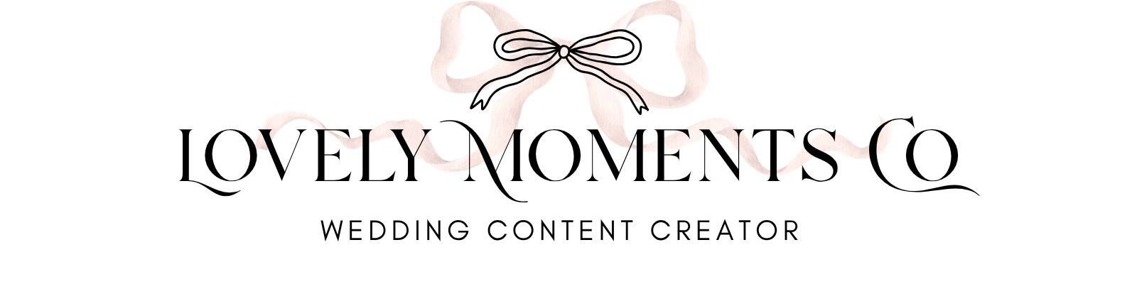 Lovely Moments Co Wedding Content Creator Logo