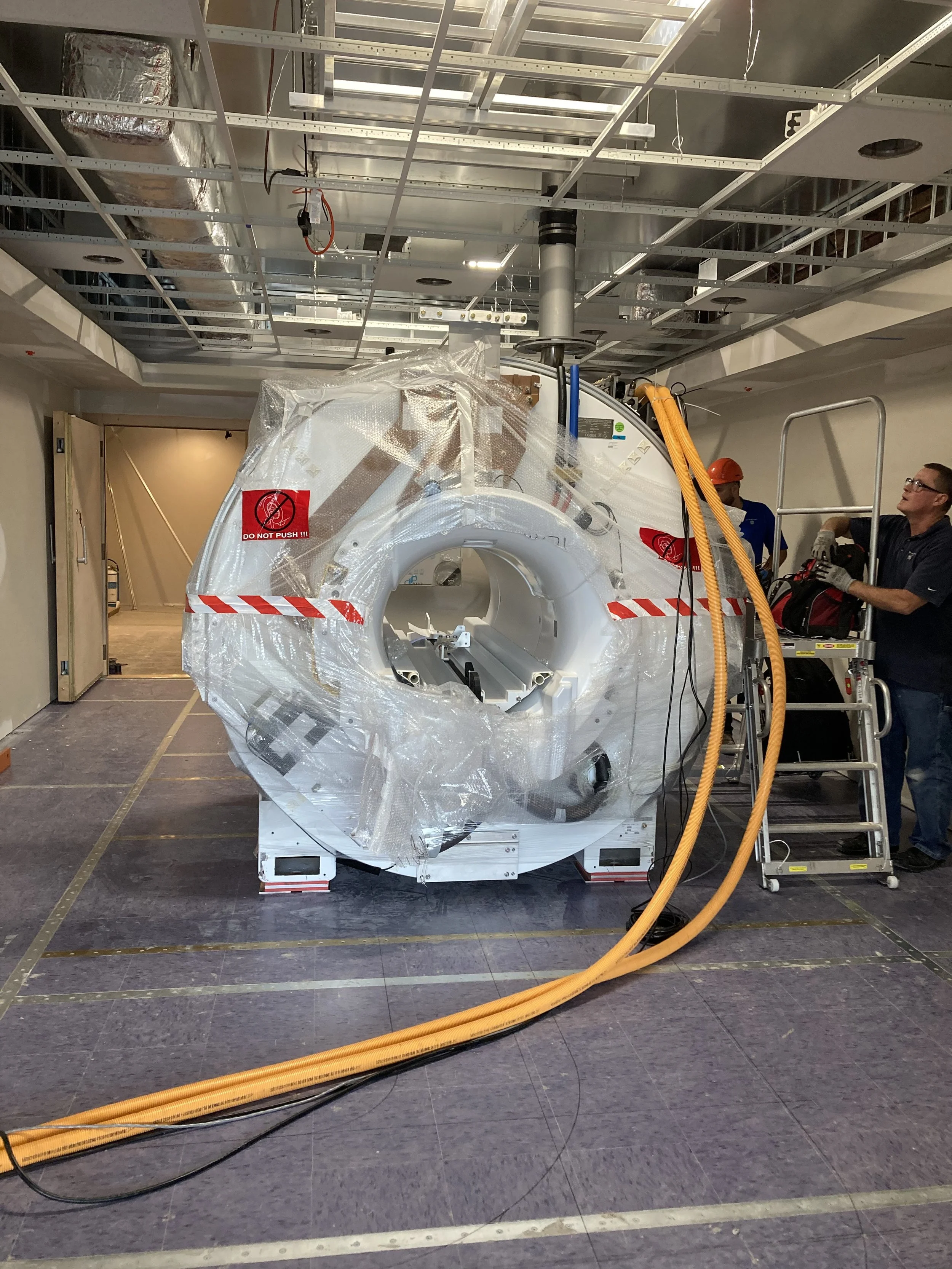 Diagnostic imaging equipment installation