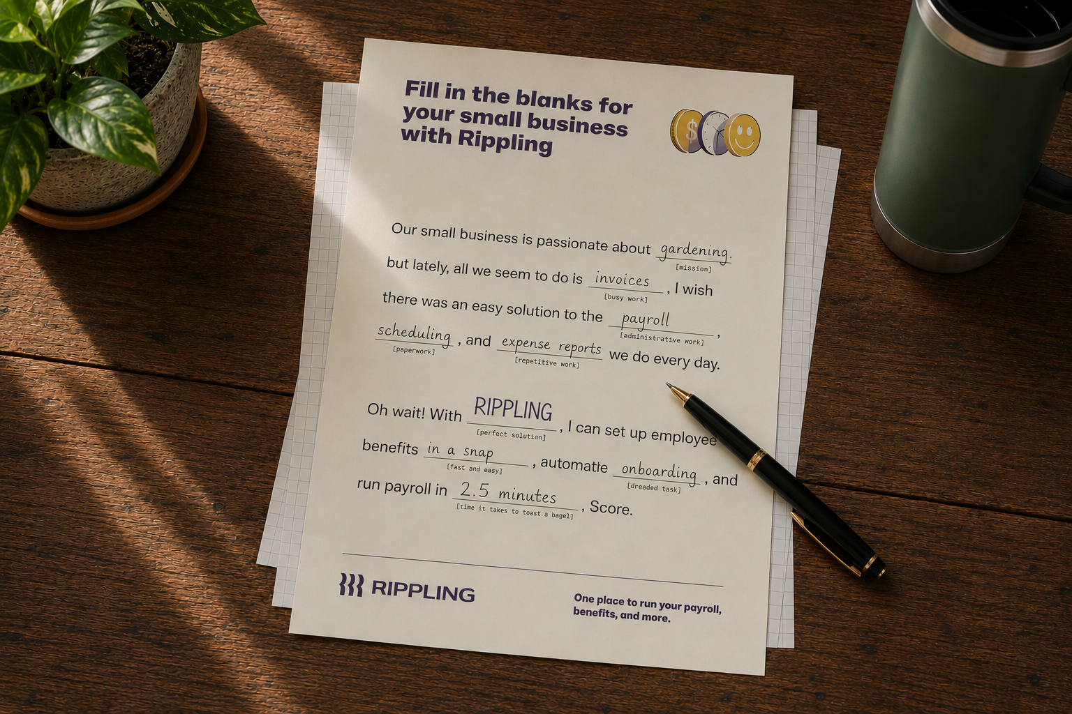 Rippling Direct Mailer