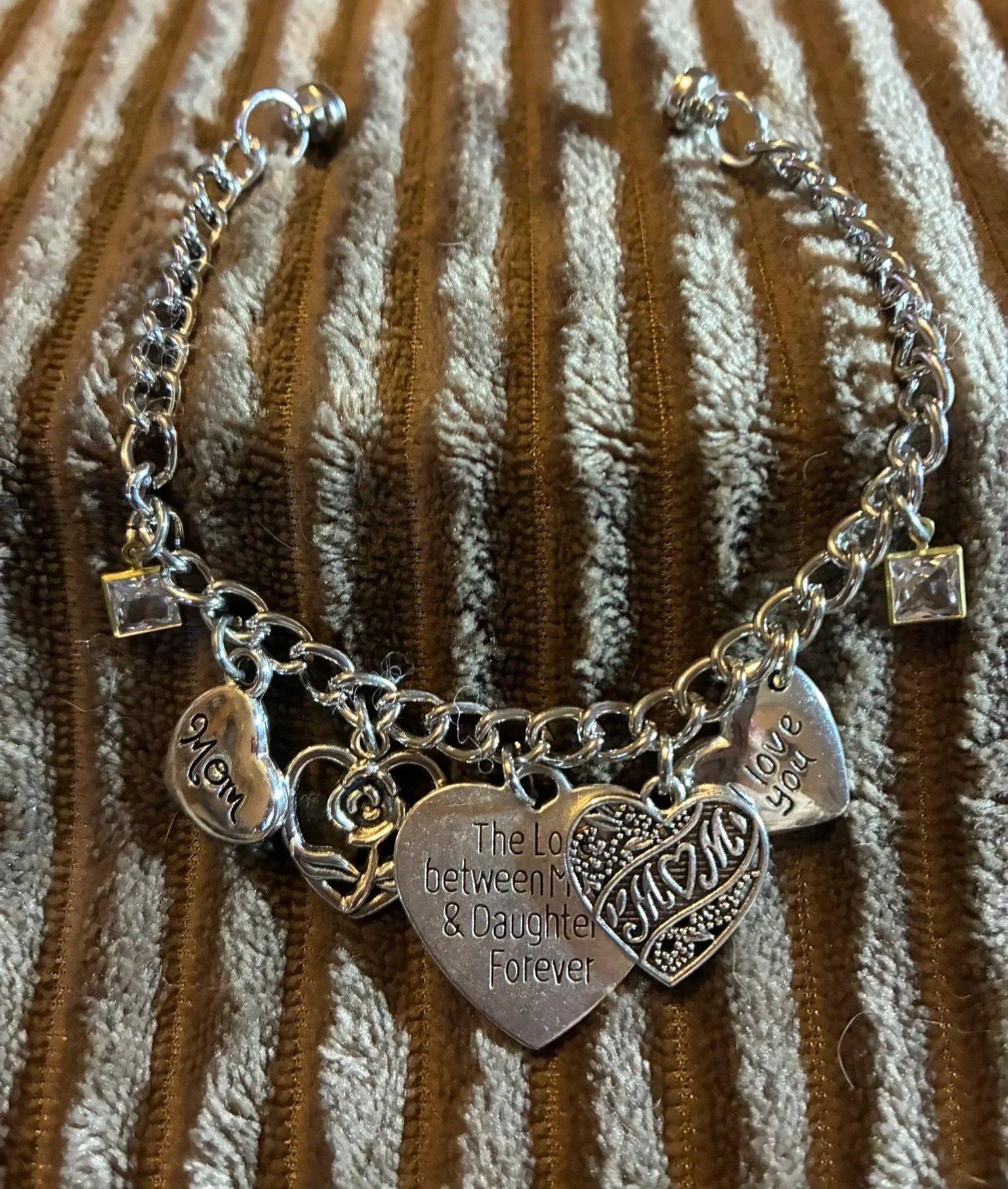 Mother-Daughter Charm Bracelet