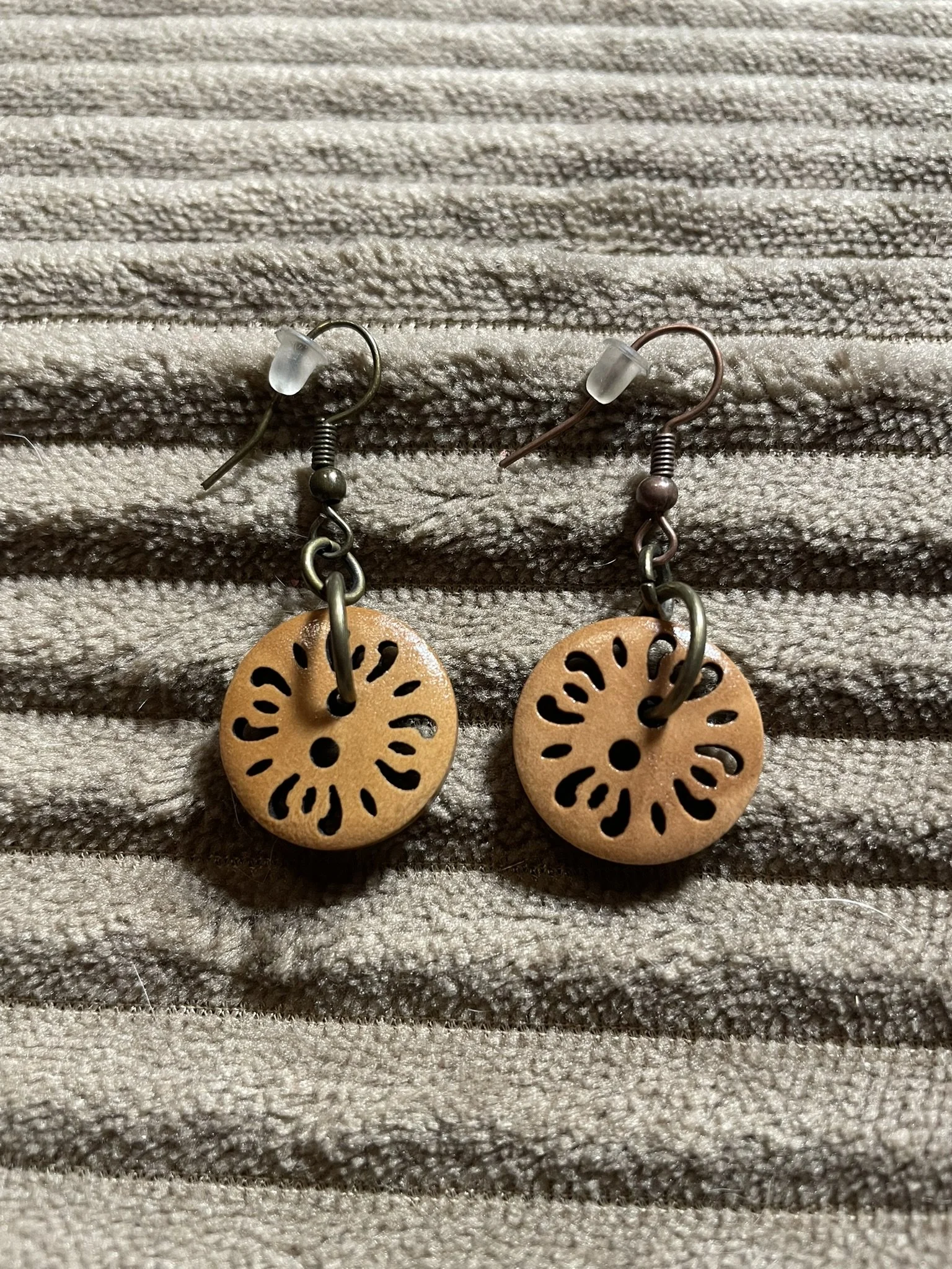 Earrings, Decorative Wooden