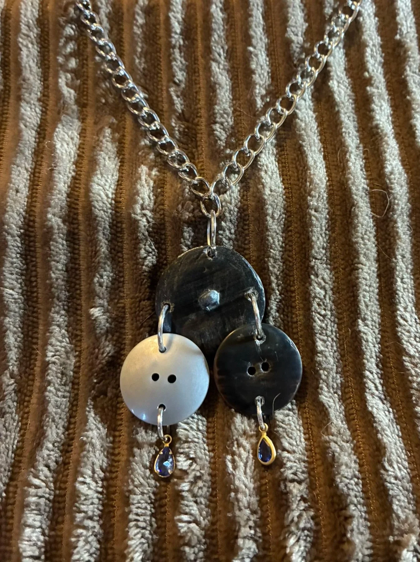 Vintage Button Choker