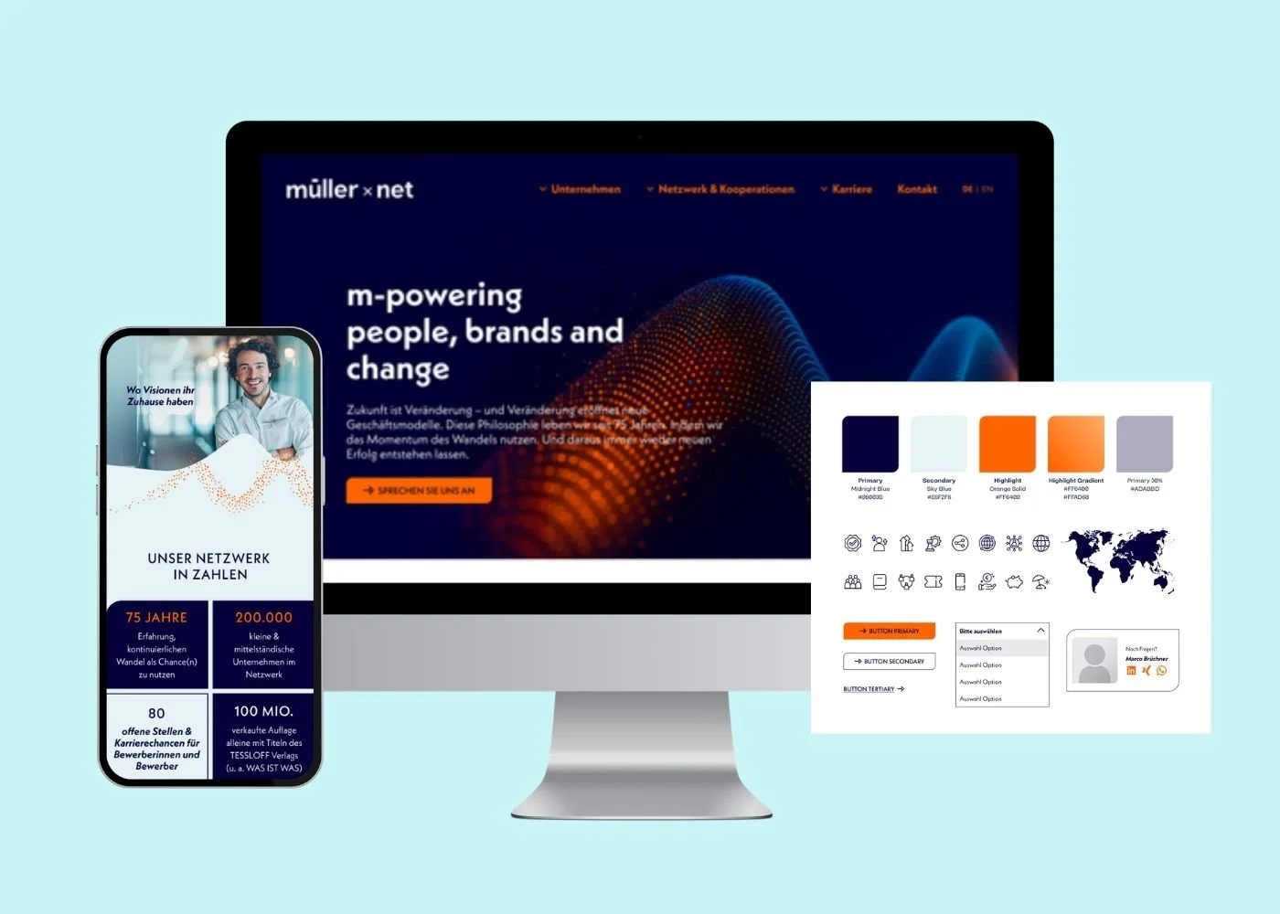 UX und UI Design für Website Relaunch im Mittelstand