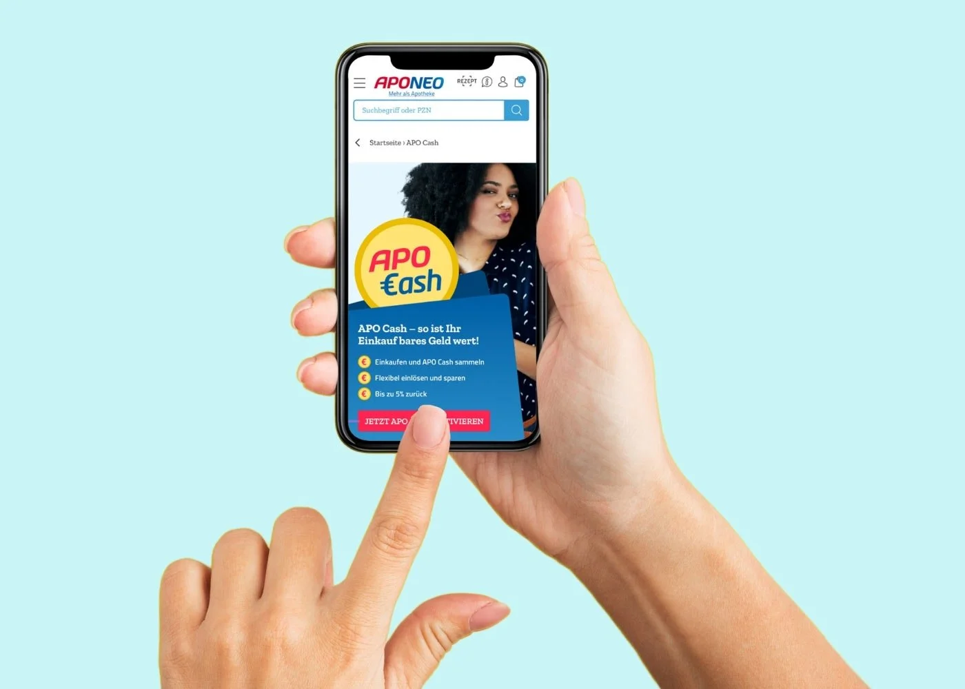 UX Design für Loyalty Programm im E-Commerce Apotheke APONEO