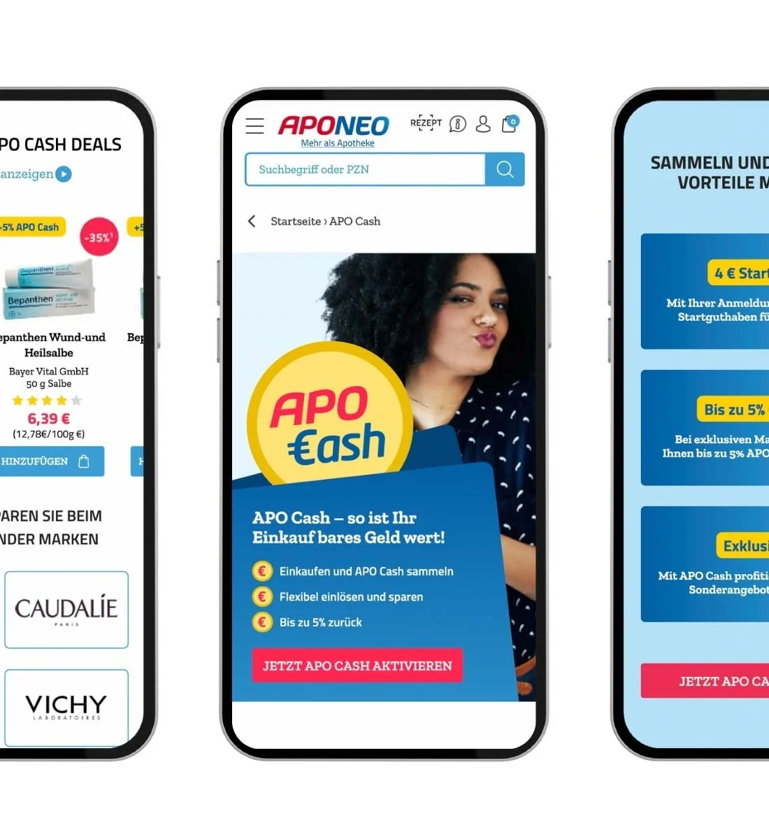 Mobile first UX Design für APONEO App und Nutzerführung