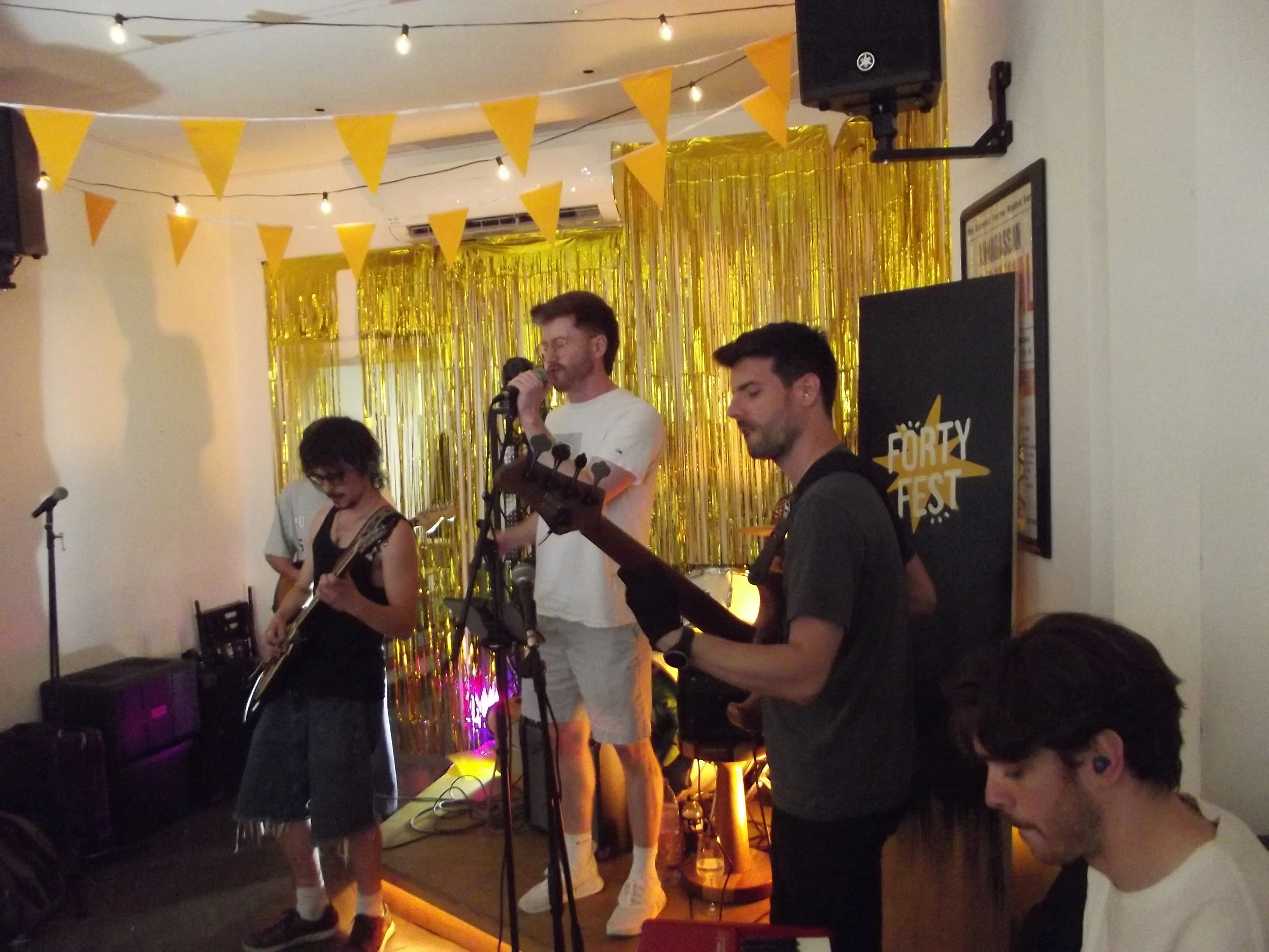 Ben M performs with Defunkd at Forty Fest Mitcham                                                                                                       