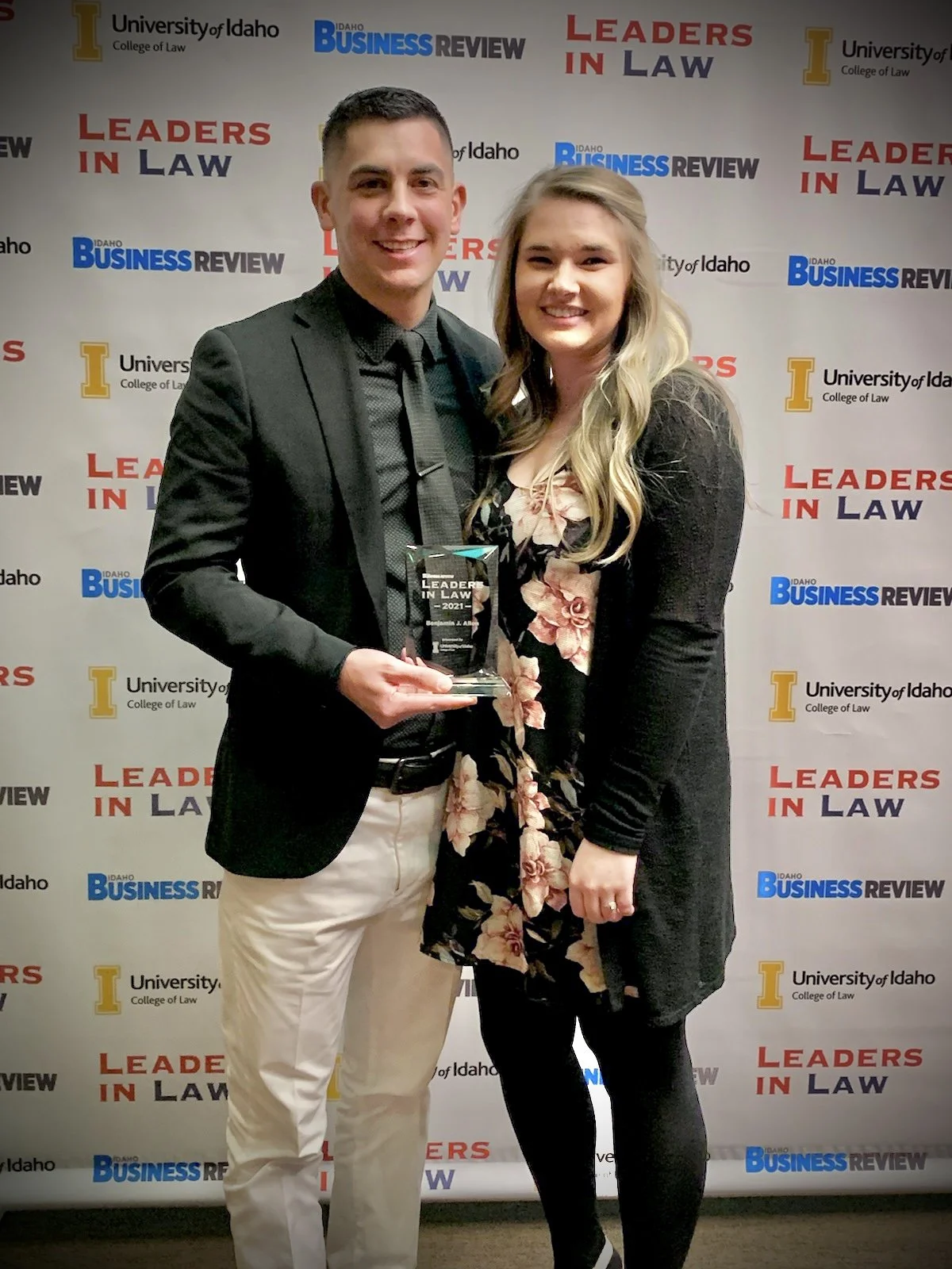 Leaders in law award photo from the Idaho Business Review
