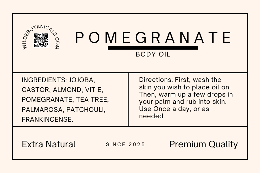 Pomegranate Powered Body Oil