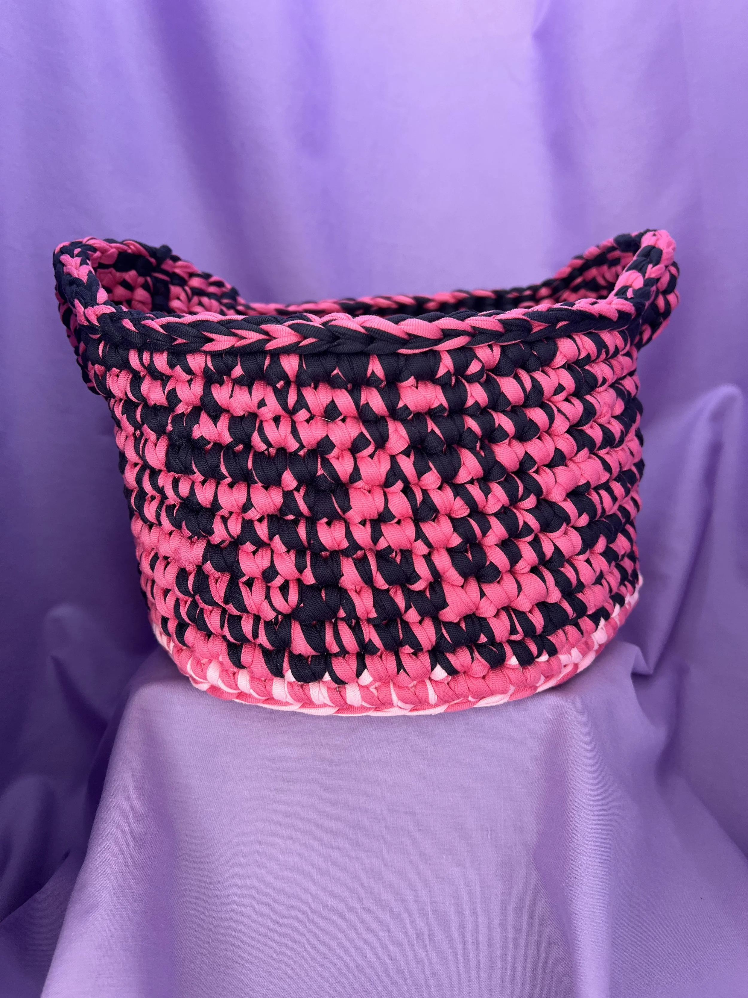 Vibrant Woven Storage Basket