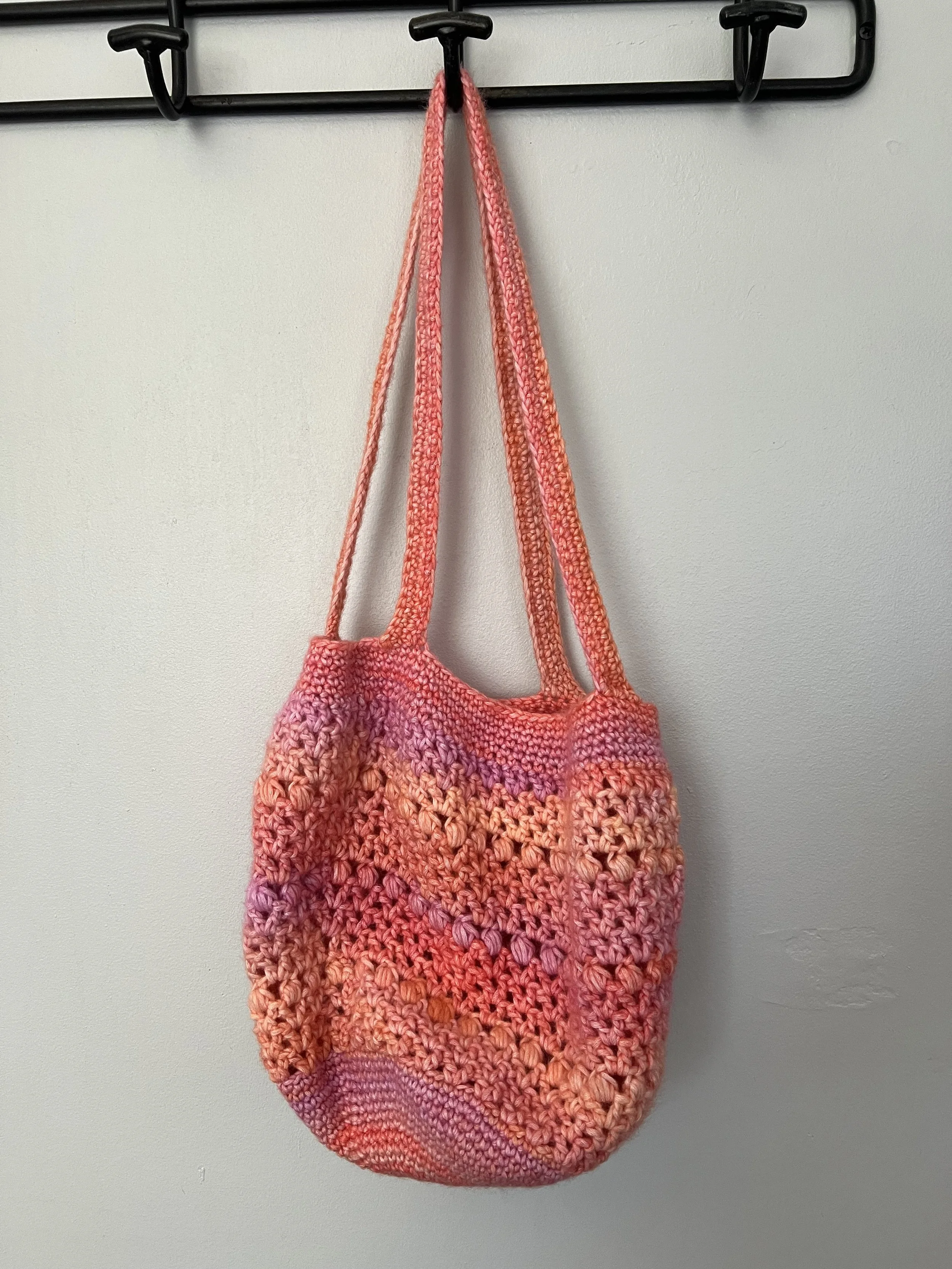 Pink/Peach Market Bag