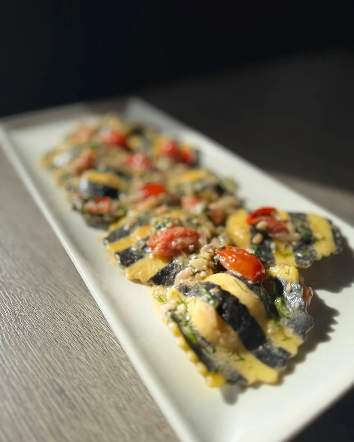 A look at our lobster ravioli two ways! 🤤 🦞 

At Westdale you can treat yourself to our ravioli in a creamy brown butter sauce with charred lemon, dill, blistered cherry tomatoes, onion and garlic. 

Or join us at our Paramount location for our lob