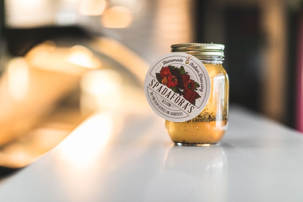 Jars of Homemade Italian Dressing
