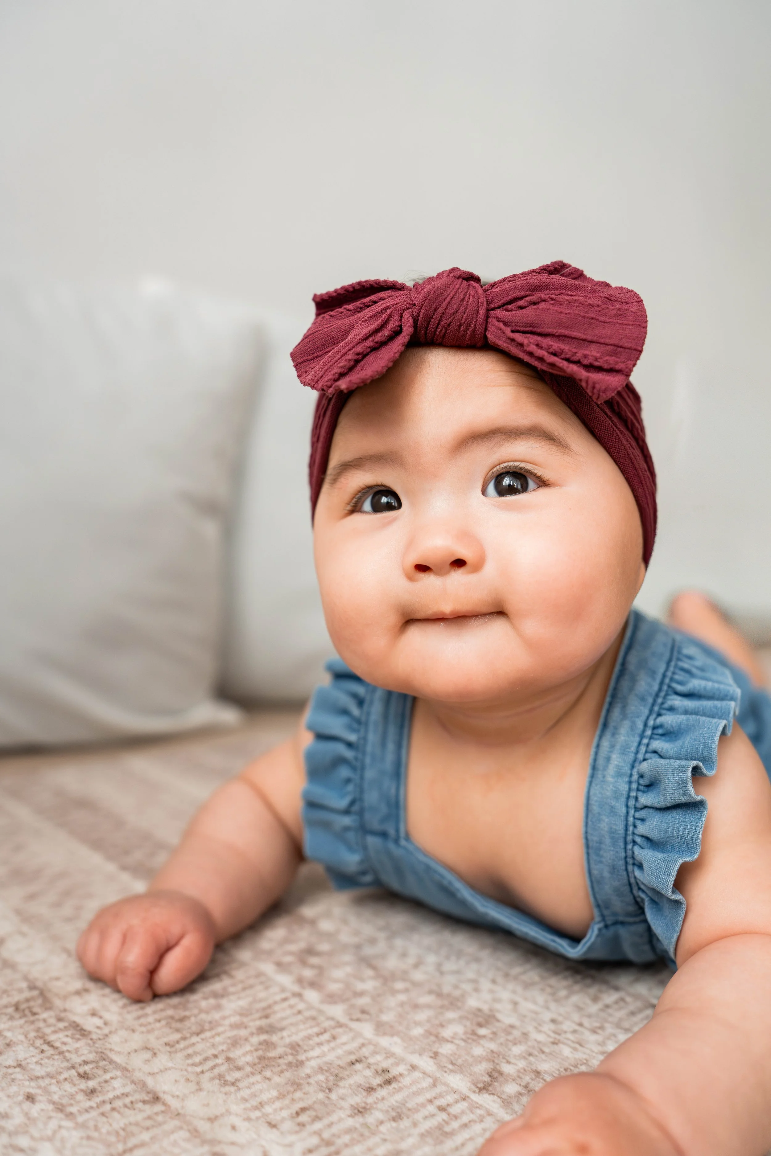 Baby Harper 6 Month Milestone Studio Shoot 