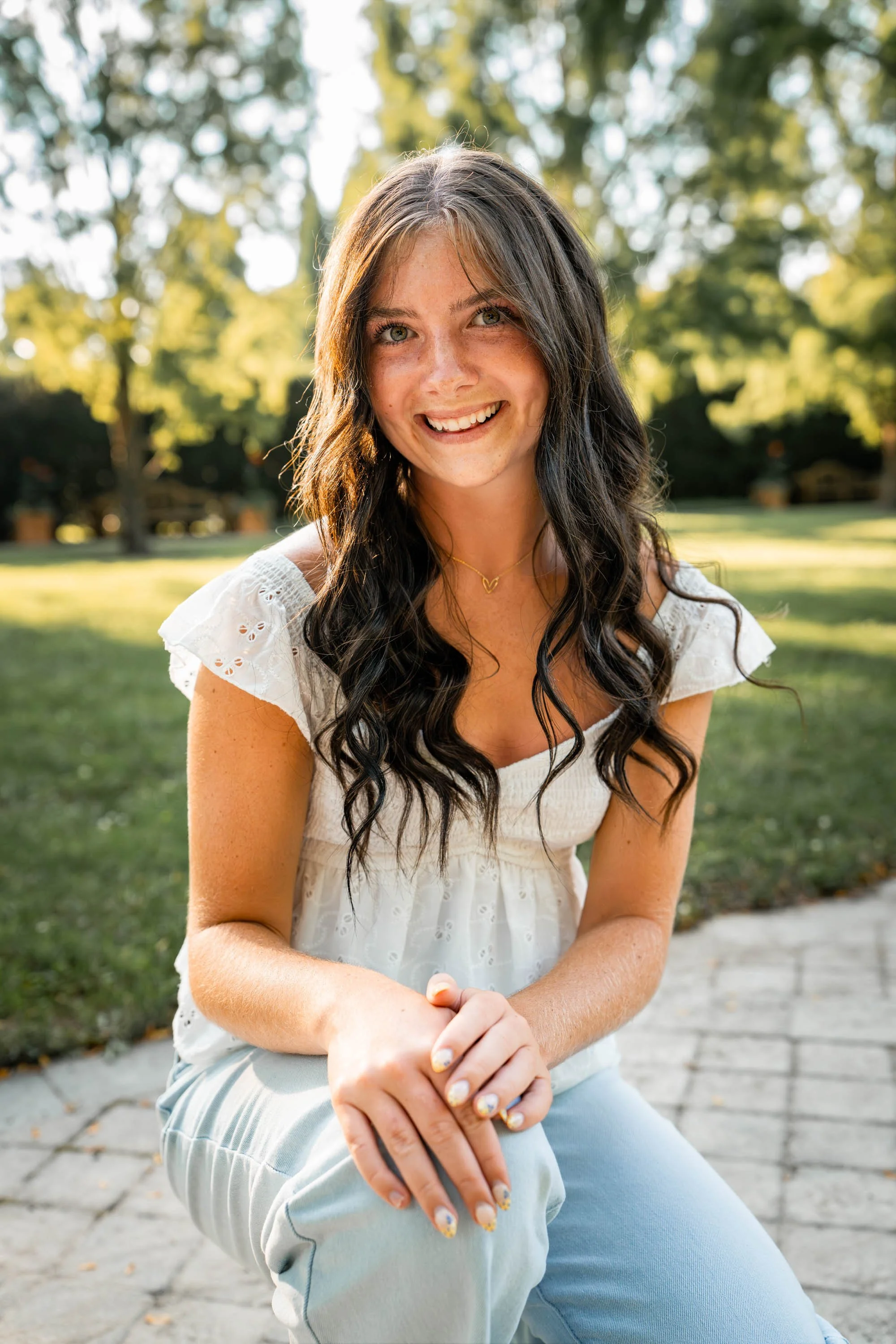 senior pictures outdoor in dayton ohio