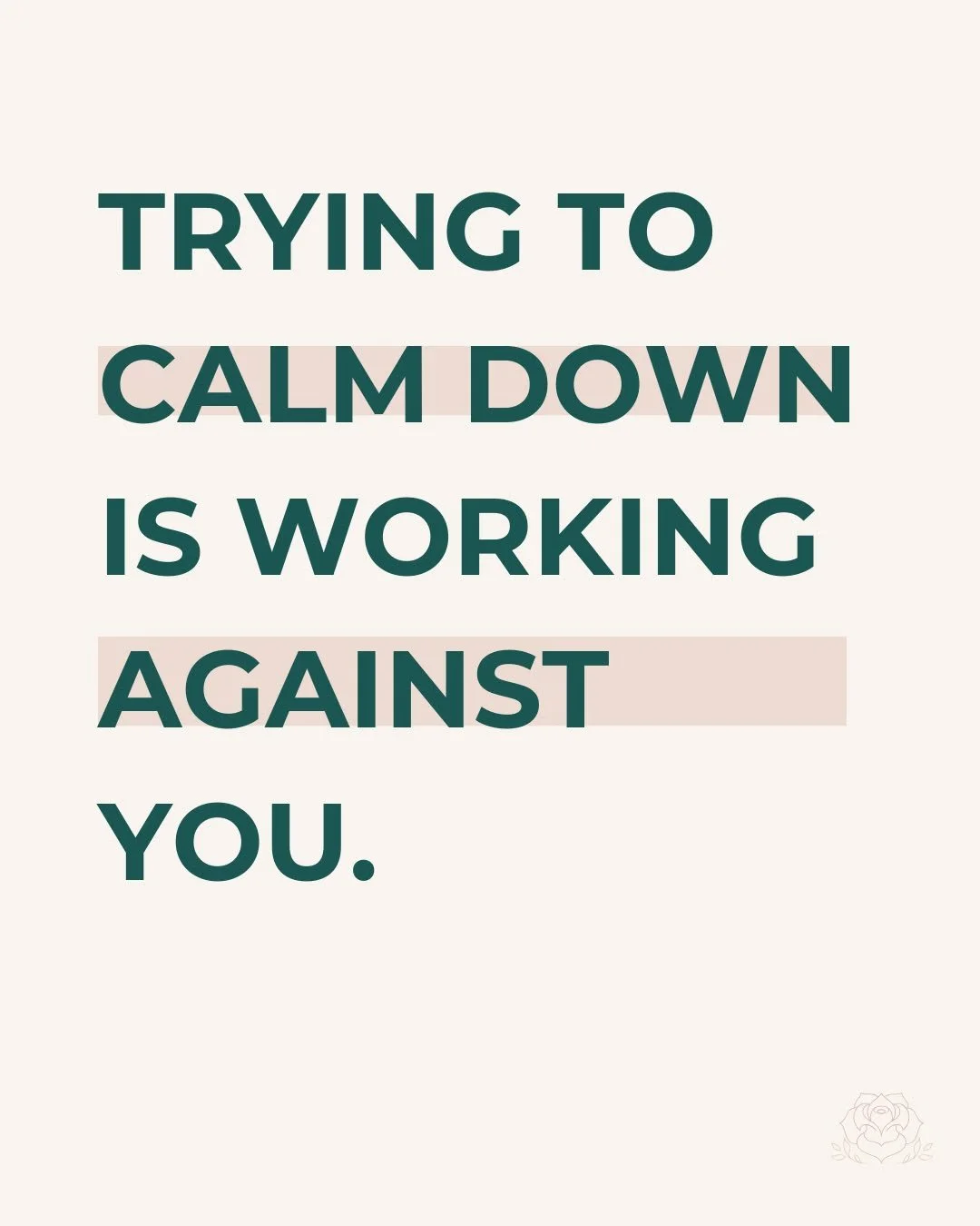 Trying to calm down before something hard is working against your own physiology.

Your body is primed. Heart rate is up. Cortisol is running. Your nervous system is activated and ready.

Calm is a fight you will lose.

But excited? Excited uses the 
