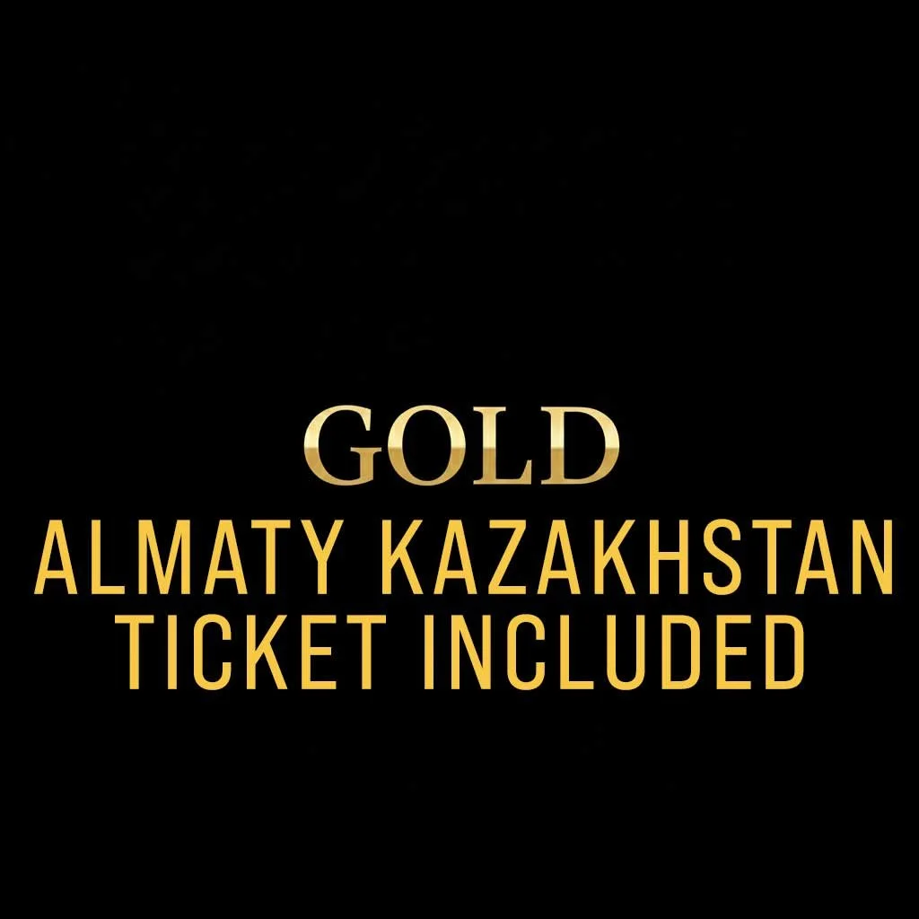 ALMATY GOLD PACKAGE - SEPT. 5 (TICKET INCLUDED)