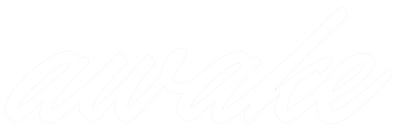 White cursive text reading "awesome" on a black background.