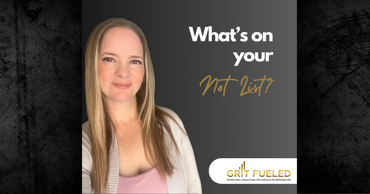 The “Not List”: The Overlooked Secret to Brand Clarity and Event Success