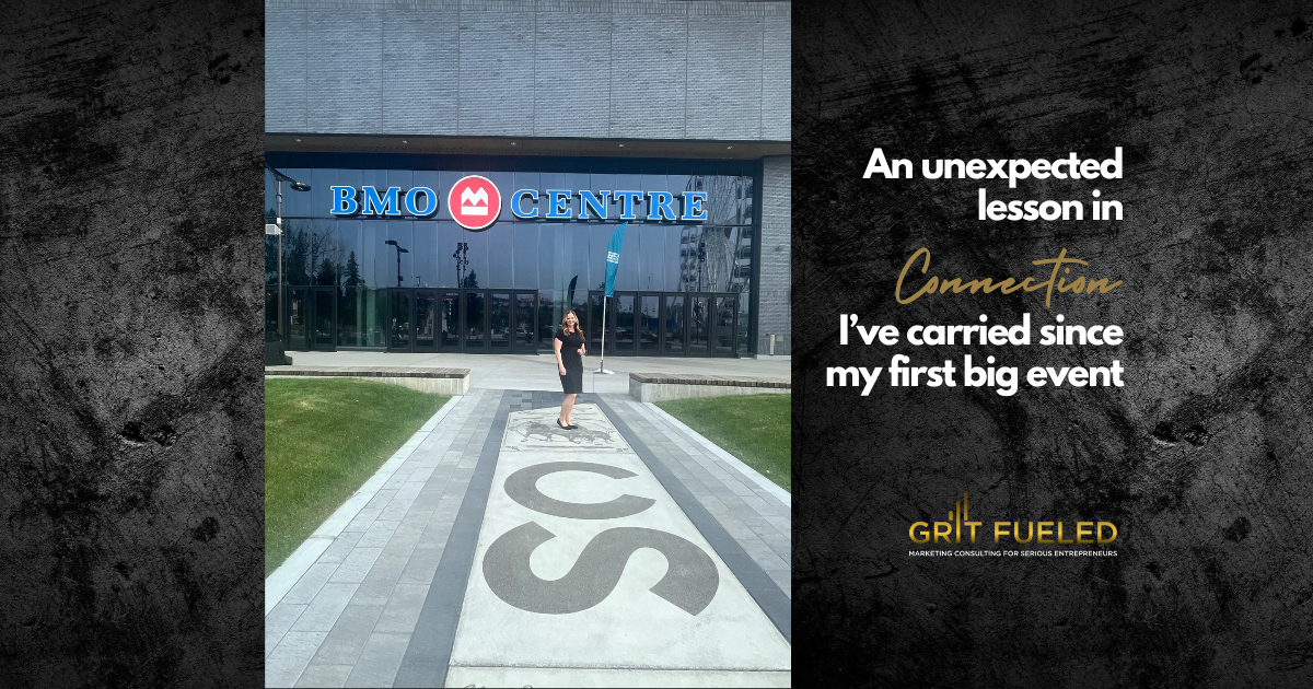 An unexpected lesson in connection i’ve carried since my first big event.