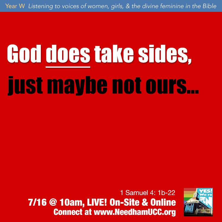 2023-07-16 God Does Take Sides Just Maybe Not Ours.jpg